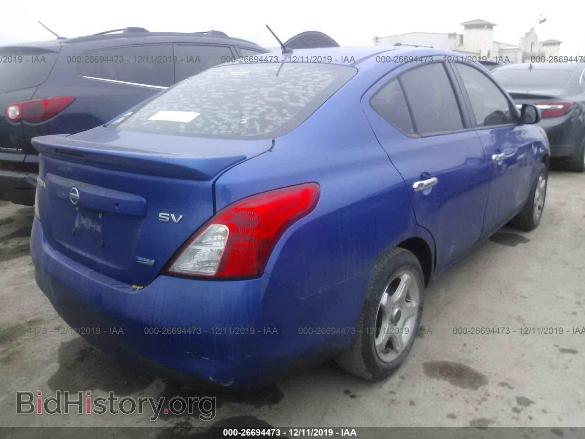 2013 NISSAN VERSA - VIN: 3N1CN7AP1DL826080 - Фото 4