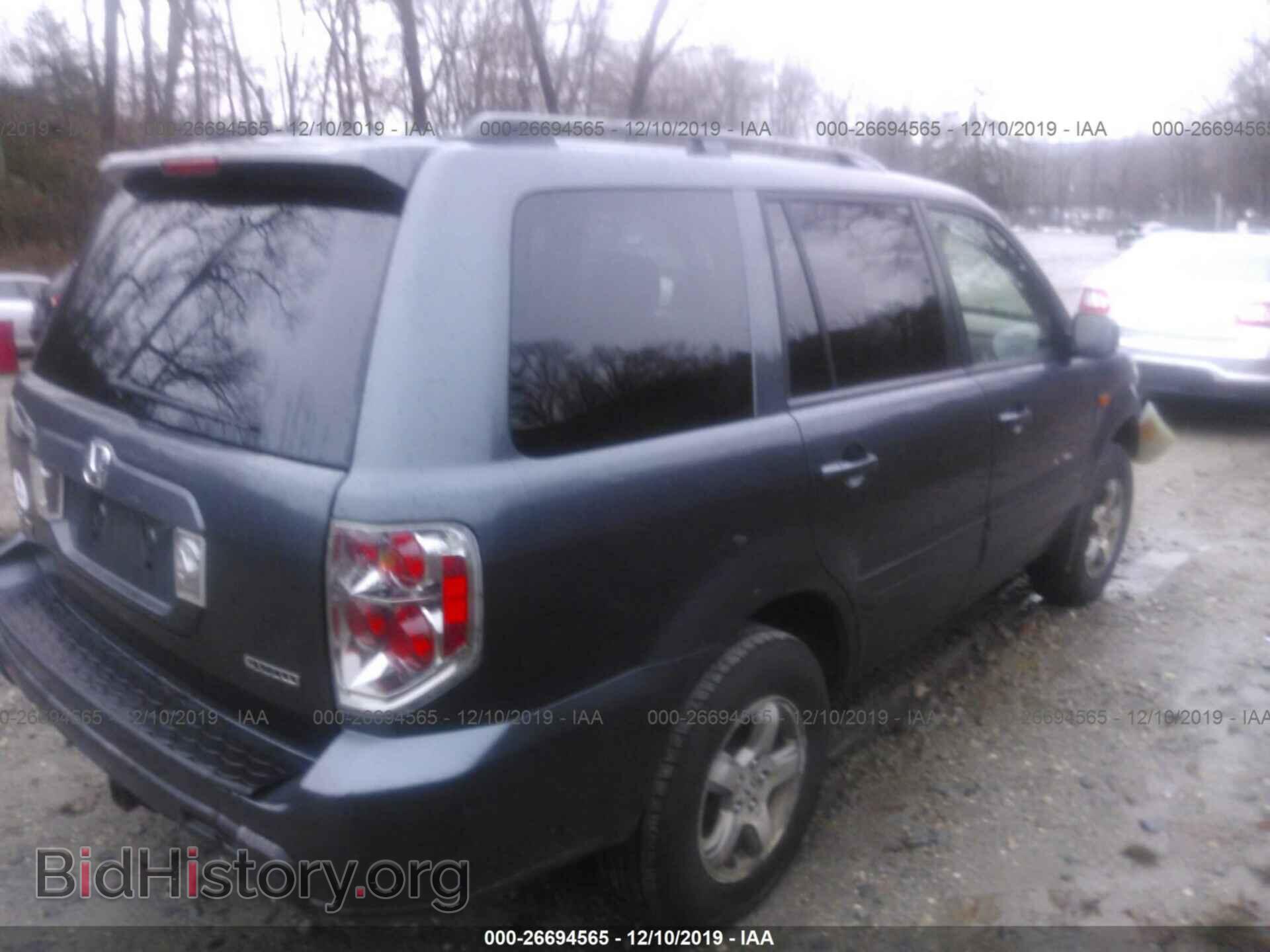 2006 HONDA PILOT - VIN: 2HKYF18496H516299 - Фото 4