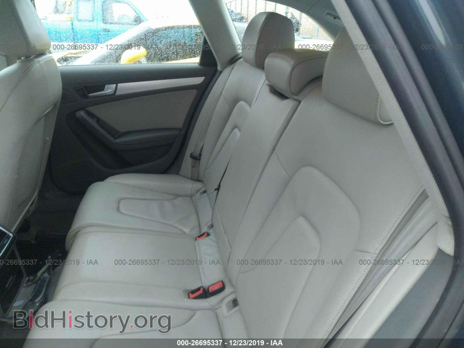 2011 AUDI A4 - VIN: WAUWFBFL2BA025014 - Фото 8