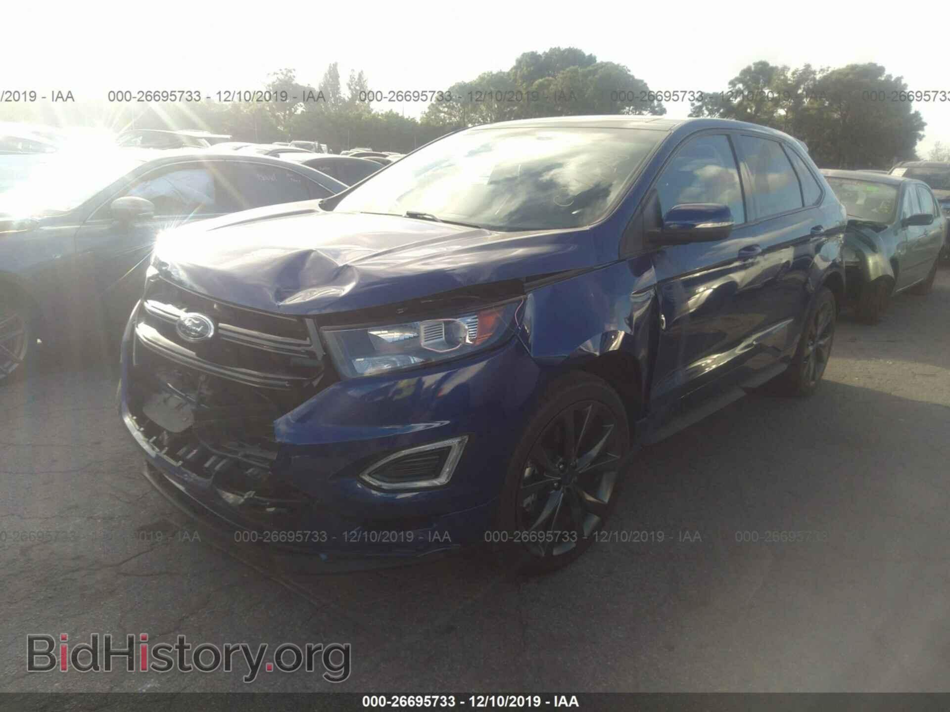 2015 FORD EDGE - VIN: 2FMTK3AP2FBC29478 - Фото 2