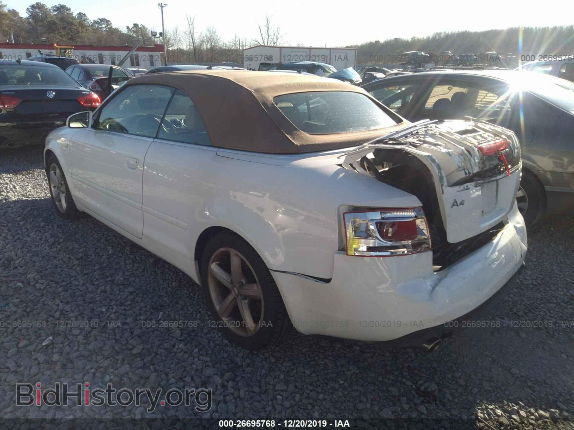 2007 AUDI A4 - VIN: WAUDH48HX7K018562 - Фото 3