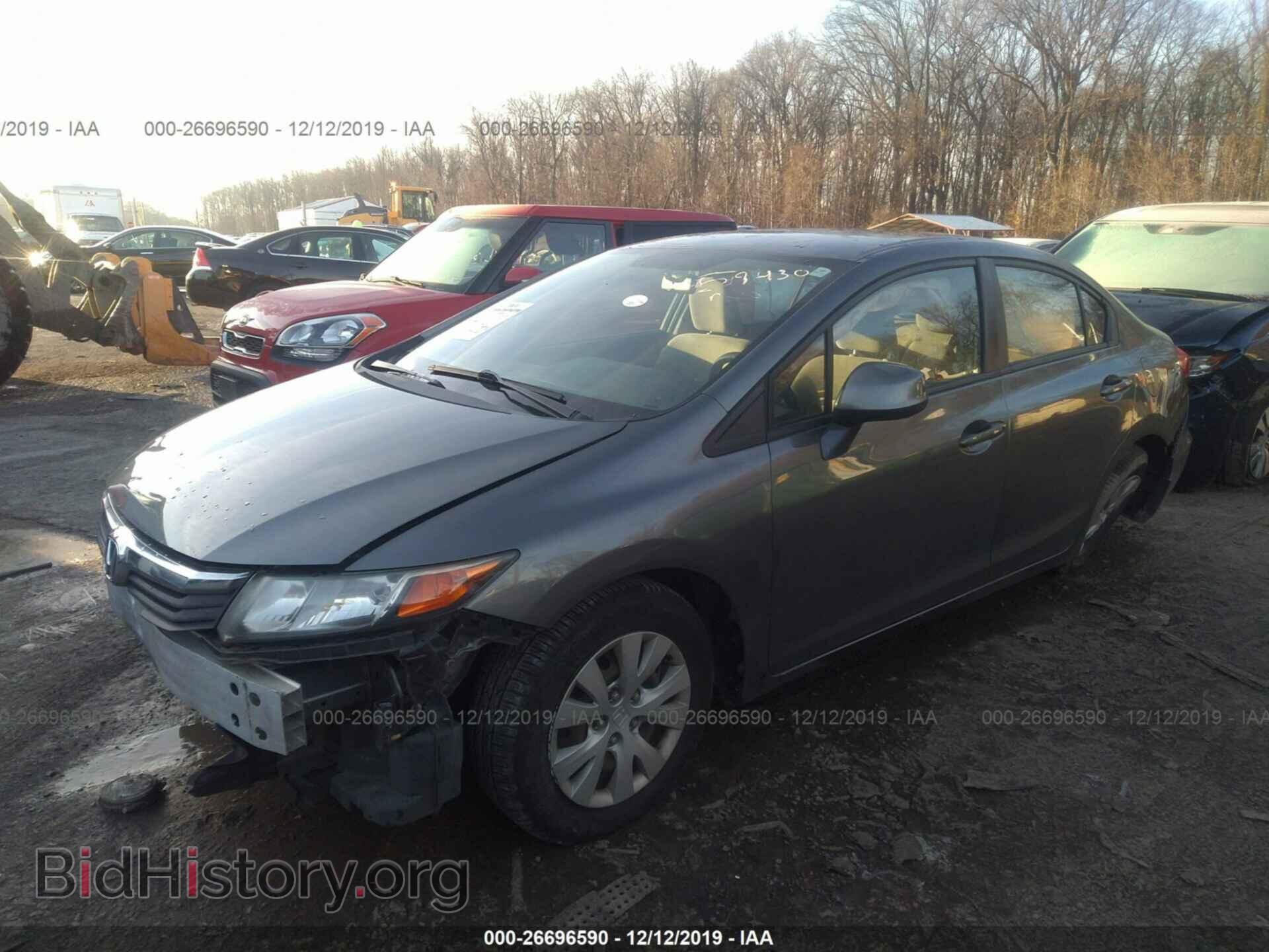2012 HONDA CIVIC - VIN: 19XFB2F58CE317300 - Фото 2