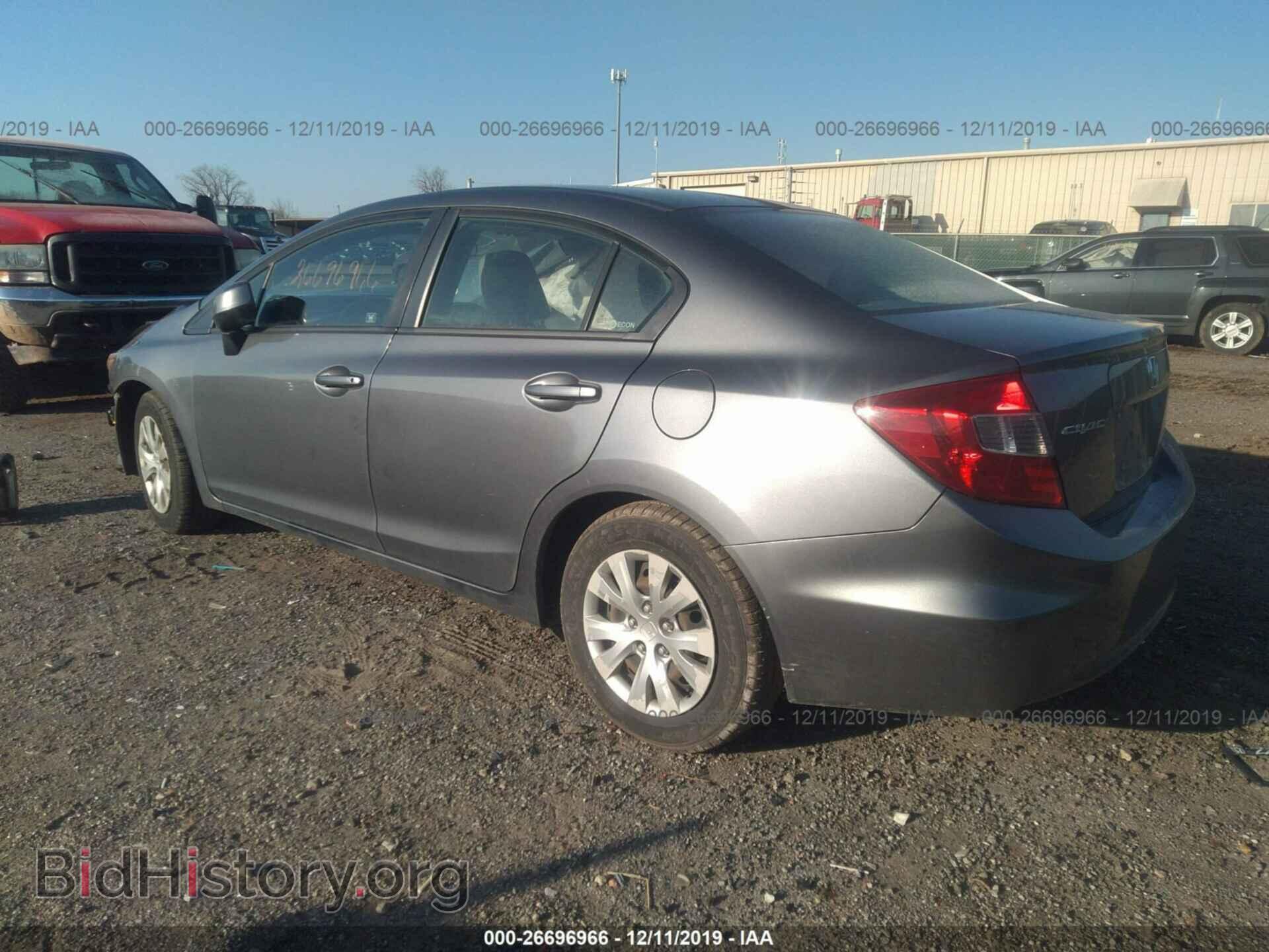 2012 HONDA CIVIC - VIN: 19XFB2F52CE092291 - Photo 3