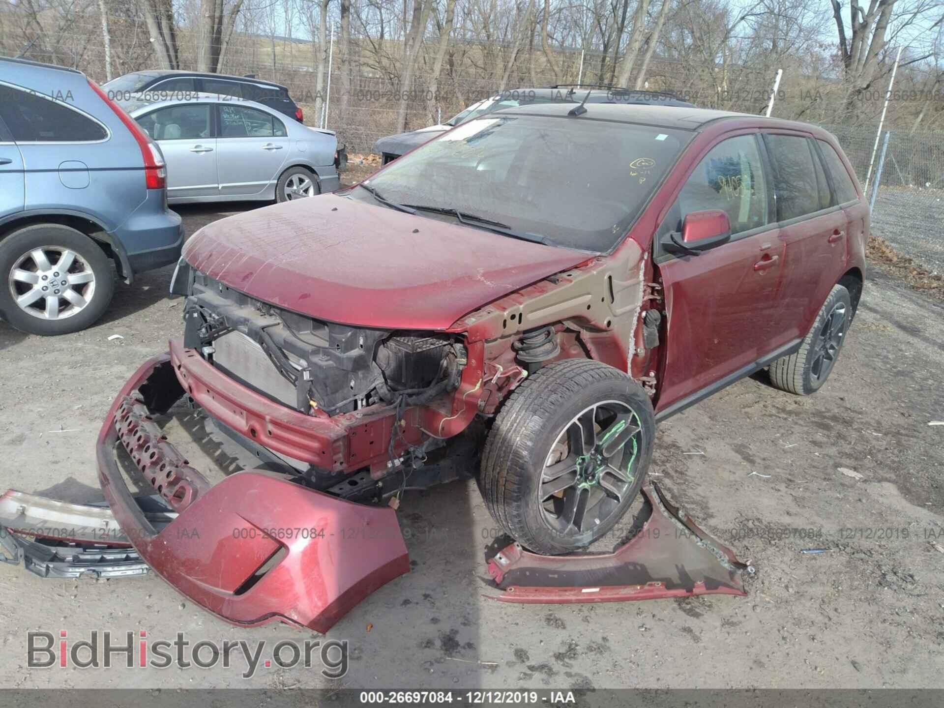 2013 Ford Edge - VIN: 2FMDK3JCXDBC45121 - Фото 2