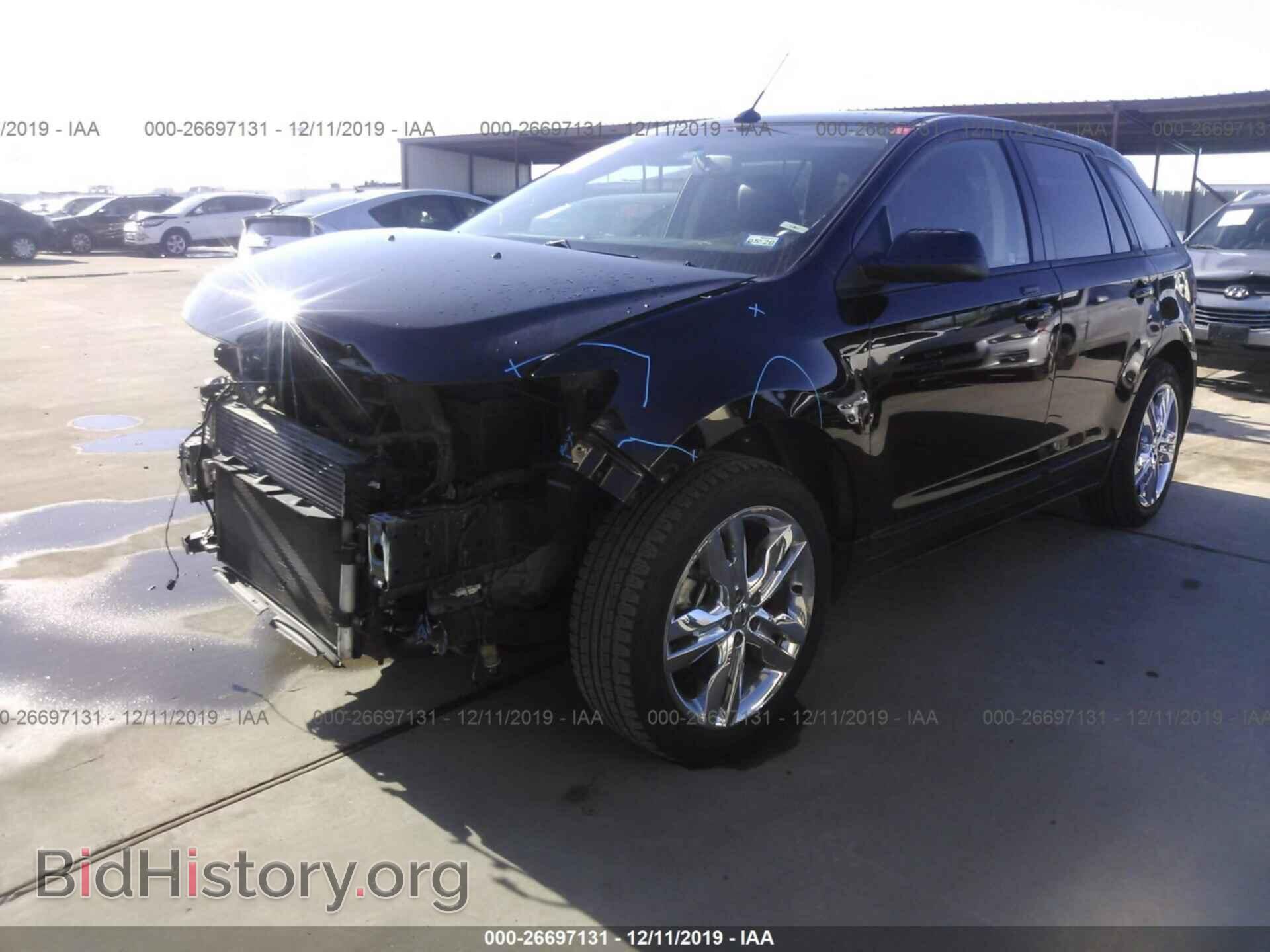 2014 FORD EDGE - VIN: 2FMDK3J96EBA17400 - Фото 2