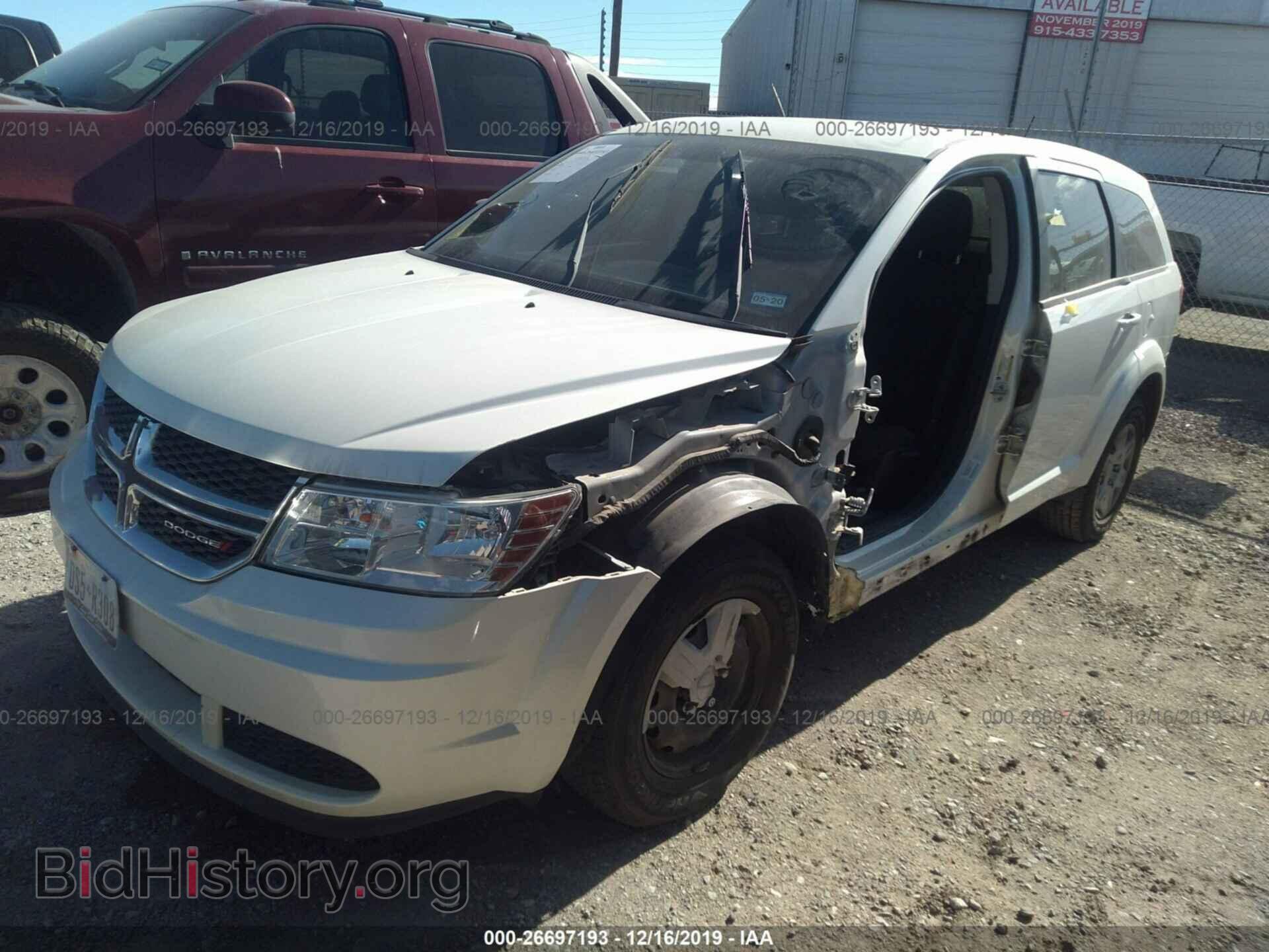 2012 DODGE JOURNEY - VIN: 3C4PDCAB2CT306872 - Фото 2