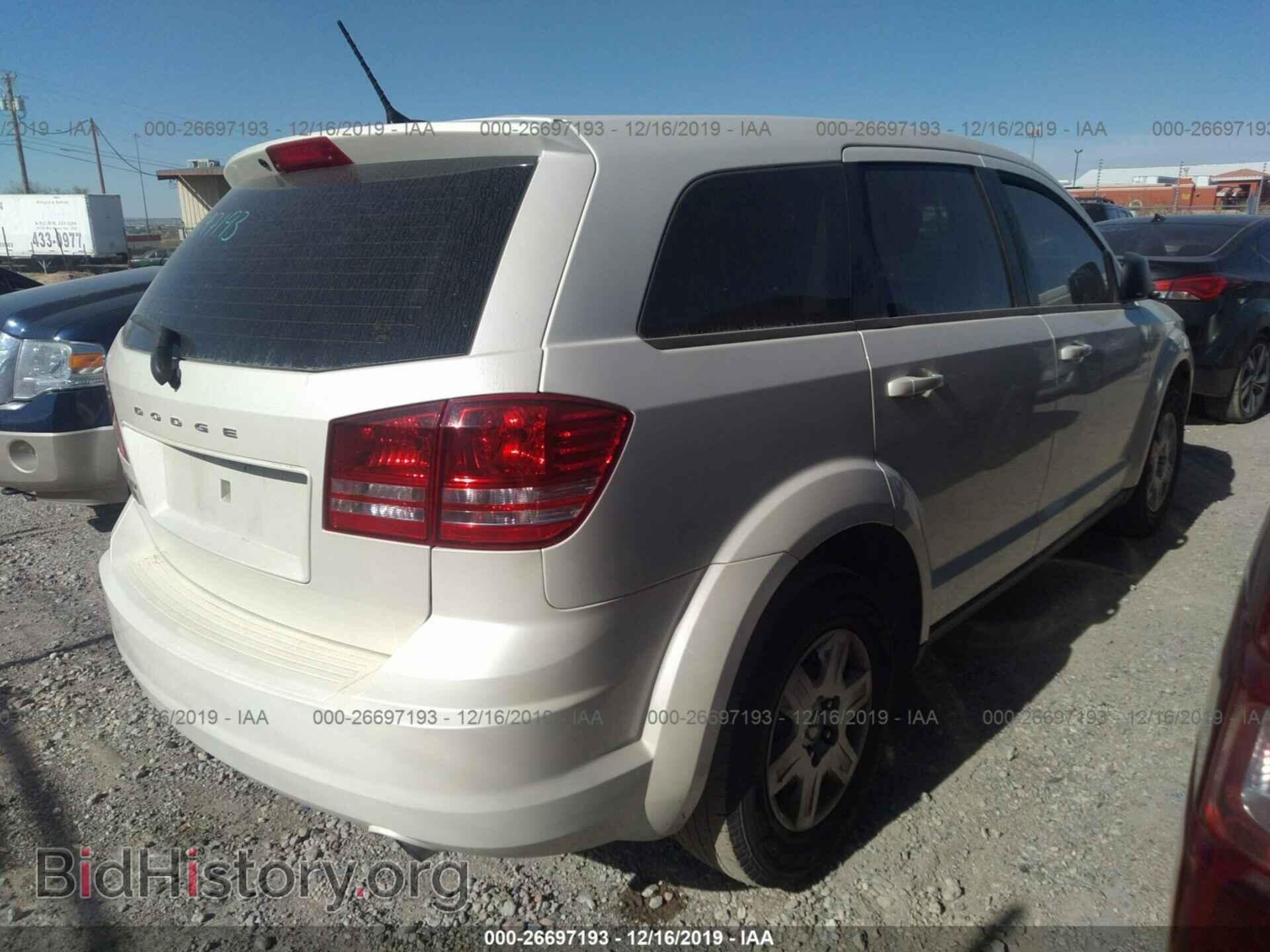 2012 DODGE JOURNEY - VIN: 3C4PDCAB2CT306872 - Фото 4
