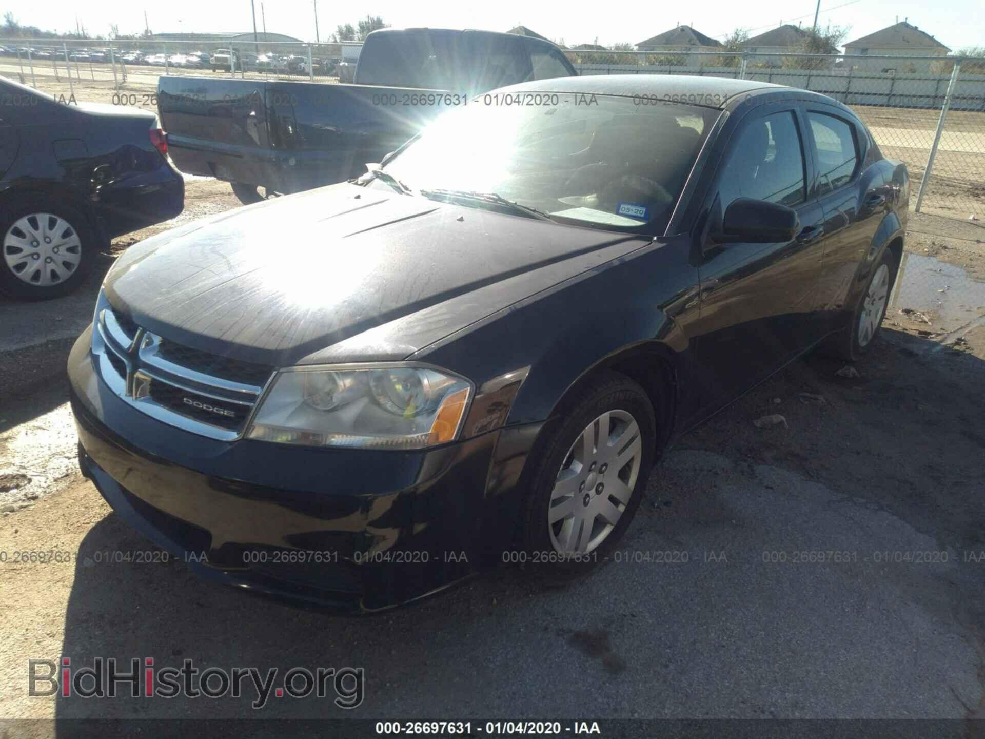 2012 DODGE AVENGER - VIN: 1C3CDZAB8CN109694 - Фото 2
