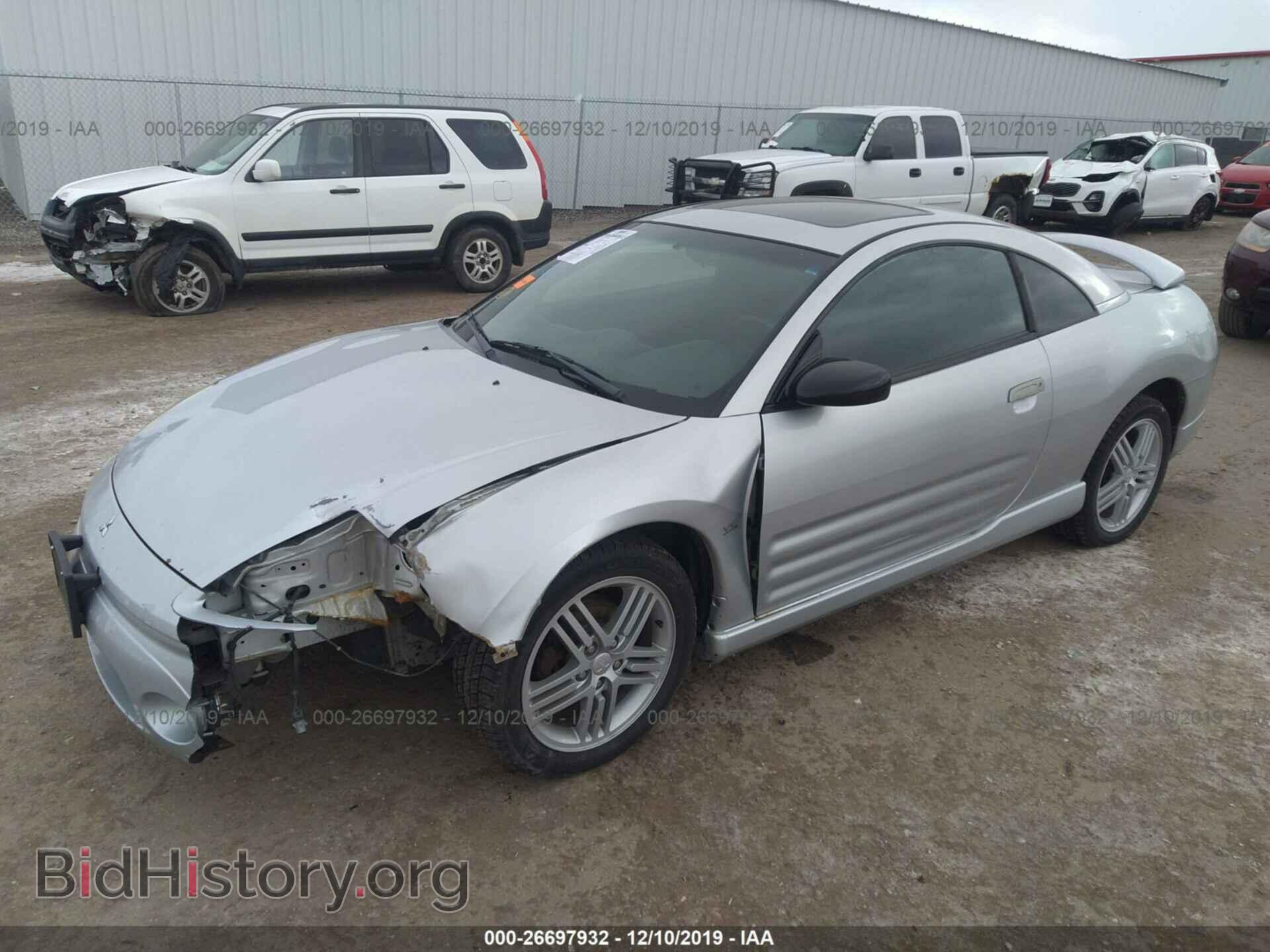 2003 MITSUBISHI ECLIPSE - VIN: 4A3AC84H53E055655 - Фото 2