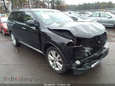 2013 Dodge DURANGO Crew, черный — VIN 1C4RDJDG3DC676665, IAAI