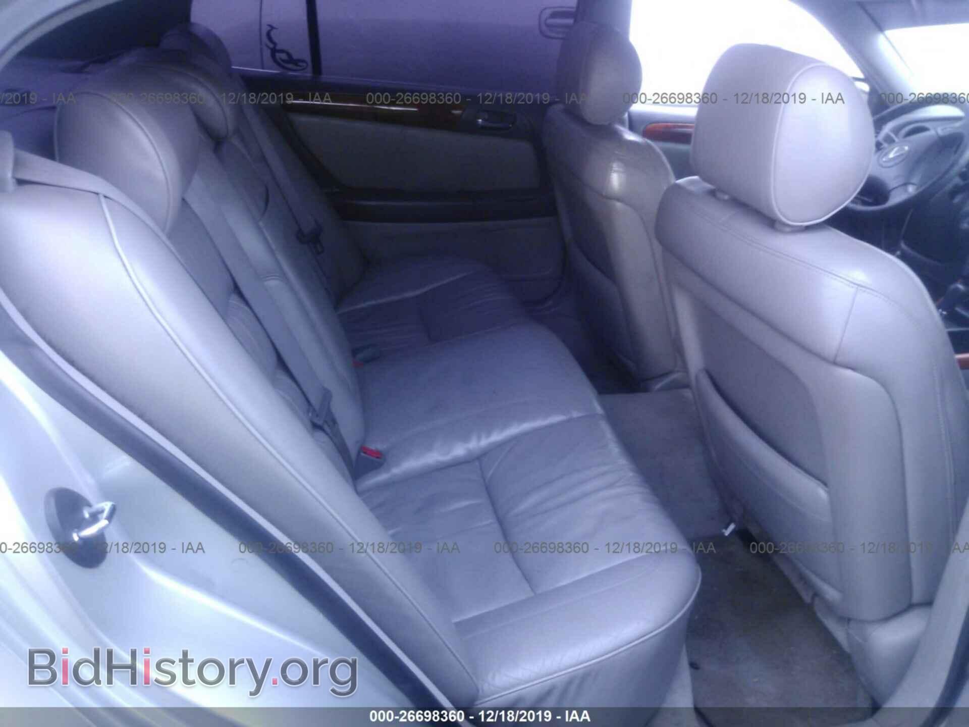 2001 Lexus GS - VIN: JT8BD69S610137626 - Фото 8