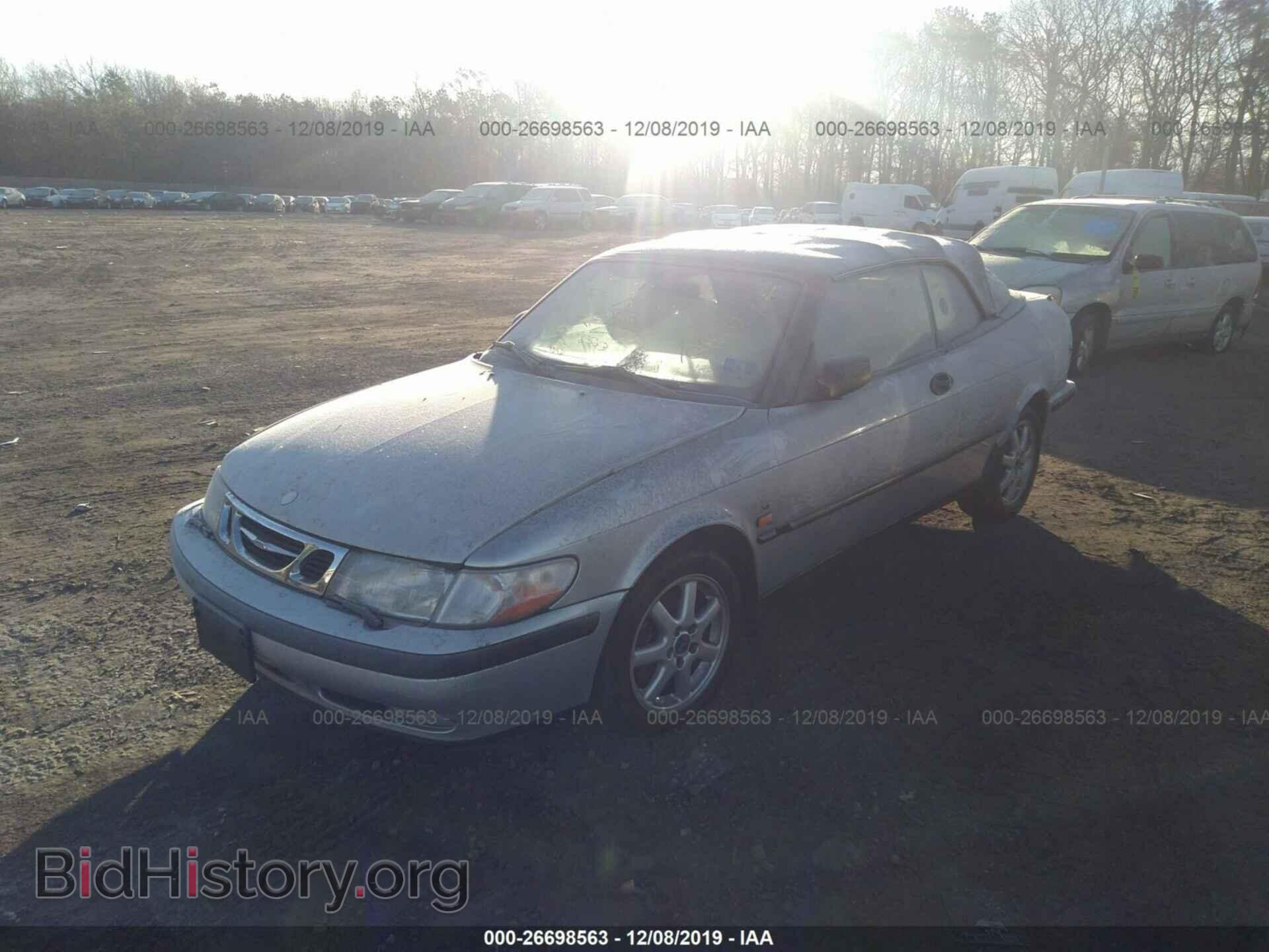 1999 SAAB 9-3 - VIN: YS3DF78N7X7000886 - Фото 2