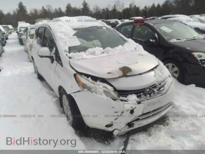 2014 Nissan VERSA NOTE S/S Plus/SV/SL, белый — VIN 3N1CE2CP2EL377753, IAAI
