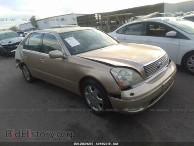 2003 Lexus LS 430, золотистый — VIN JTHBN30F530107287, IAAI