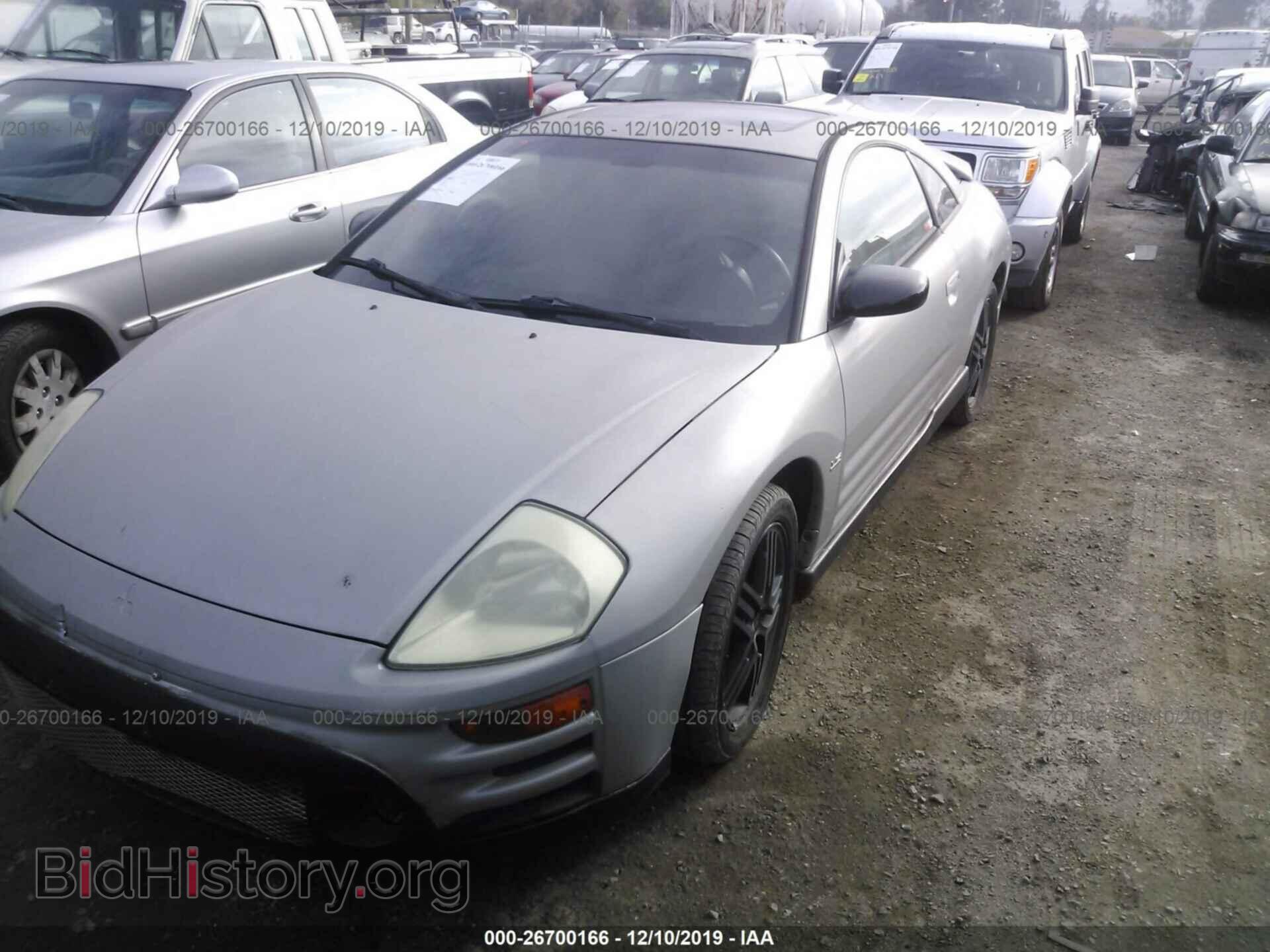 2003 MITSUBISHI ECLIPSE - VIN: 4A3AC74HX3E021737 - Фото 2