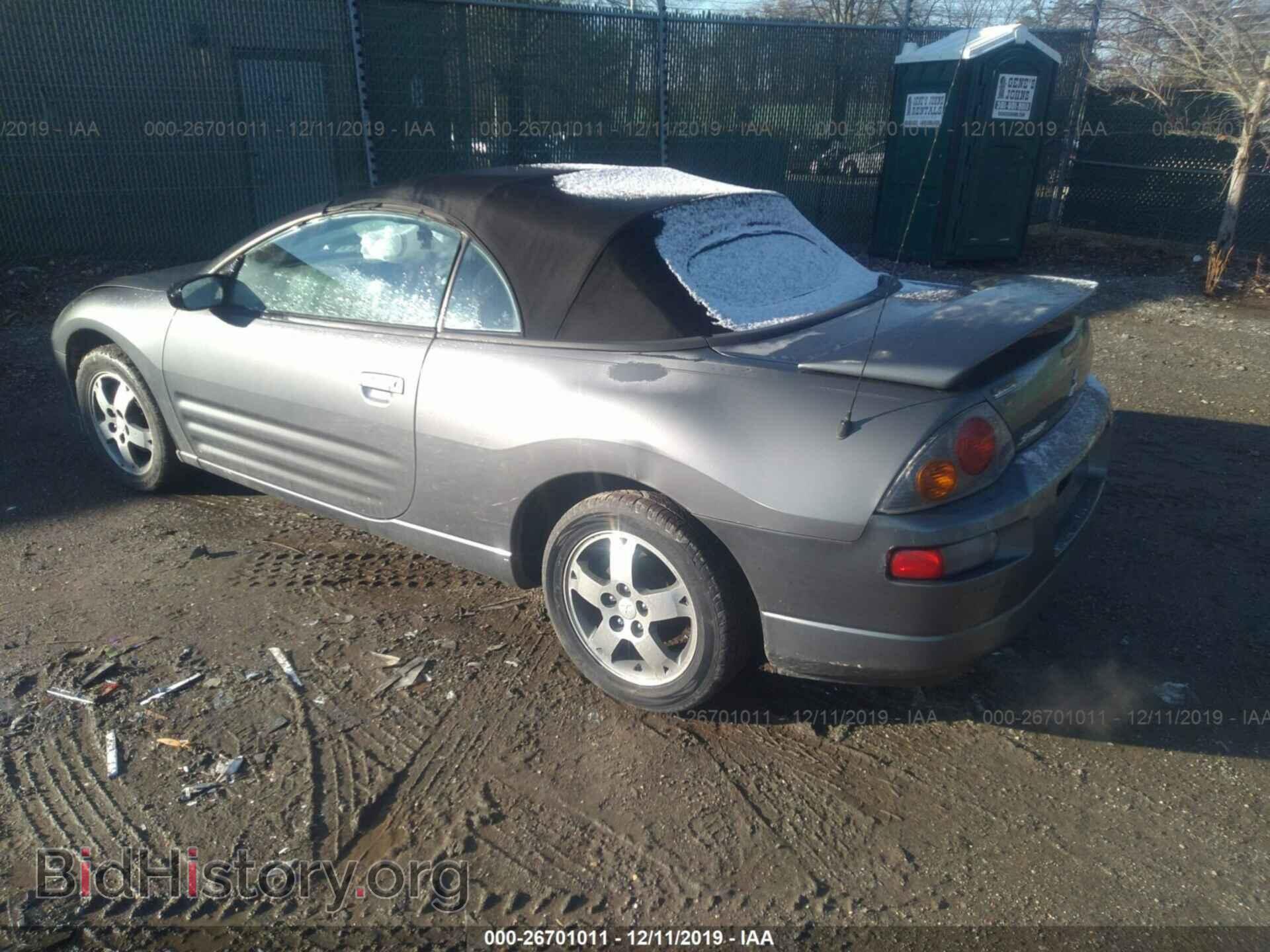 2003 MITSUBISHI ECLIPSE - VIN: 4A3AE45G23E138422 - Photo 3