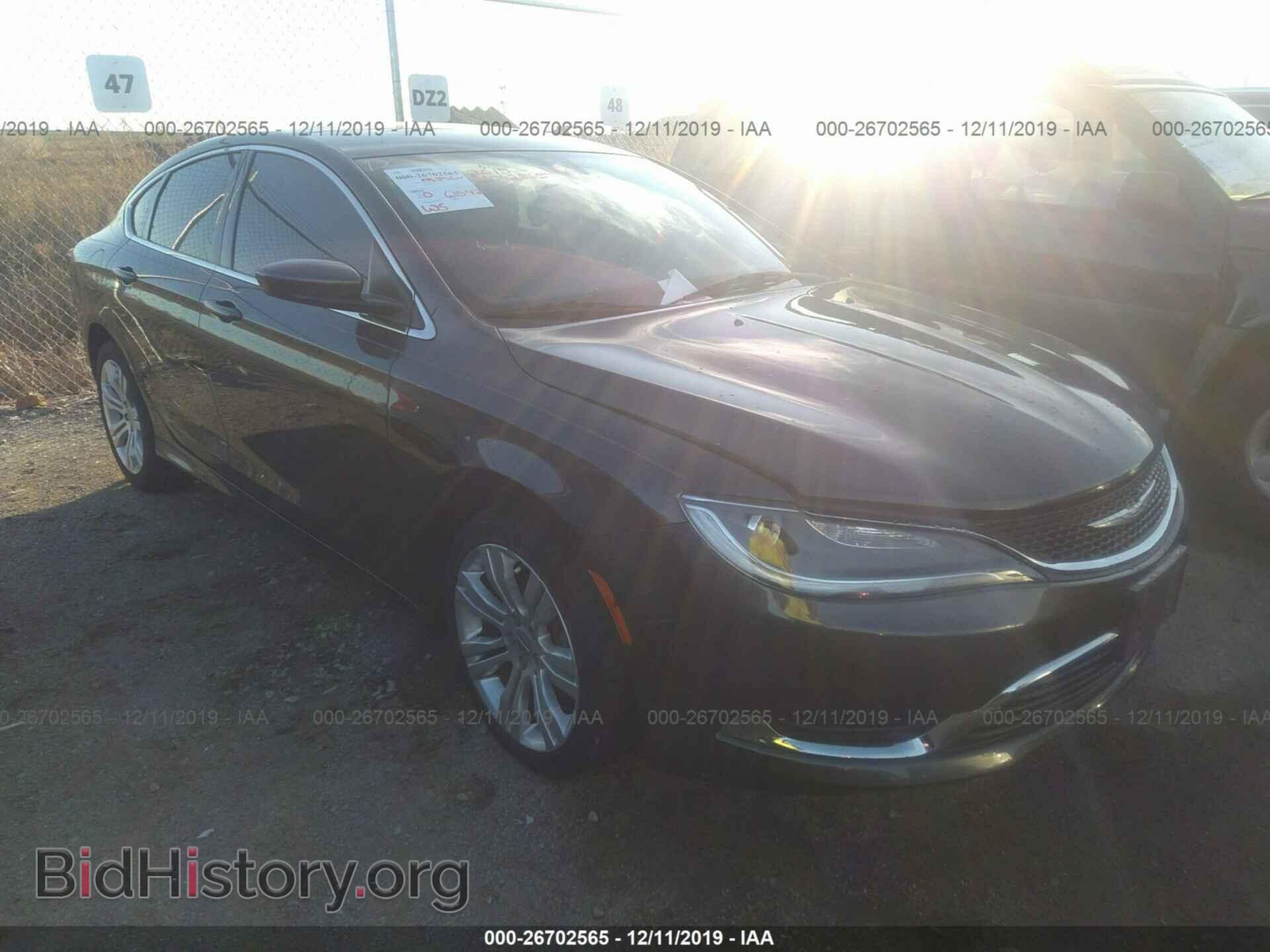 Photo 1C3CCCAB0FN525937 - CHRYSLER 200 2015