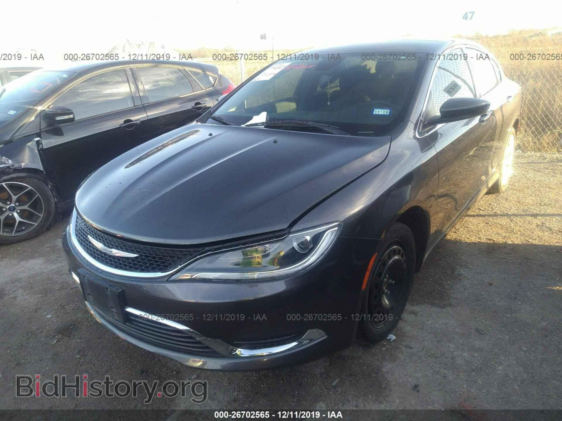 2015 CHRYSLER 200 - VIN: 1C3CCCAB0FN525937 - Фото 2