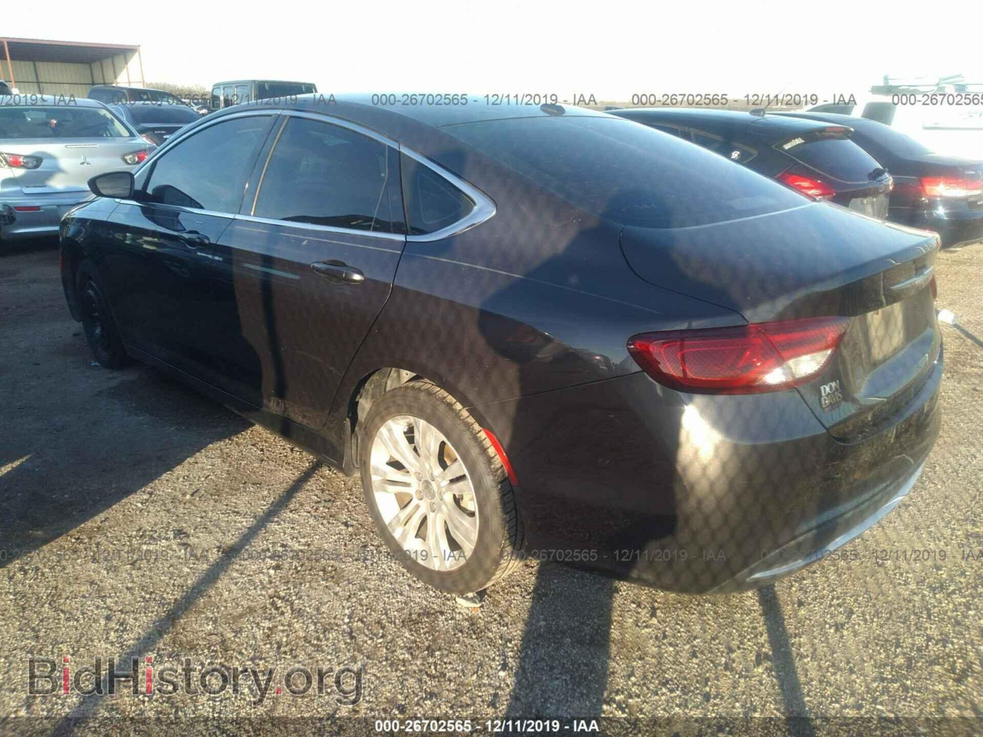 2015 CHRYSLER 200 - VIN: 1C3CCCAB0FN525937 - Фото 3
