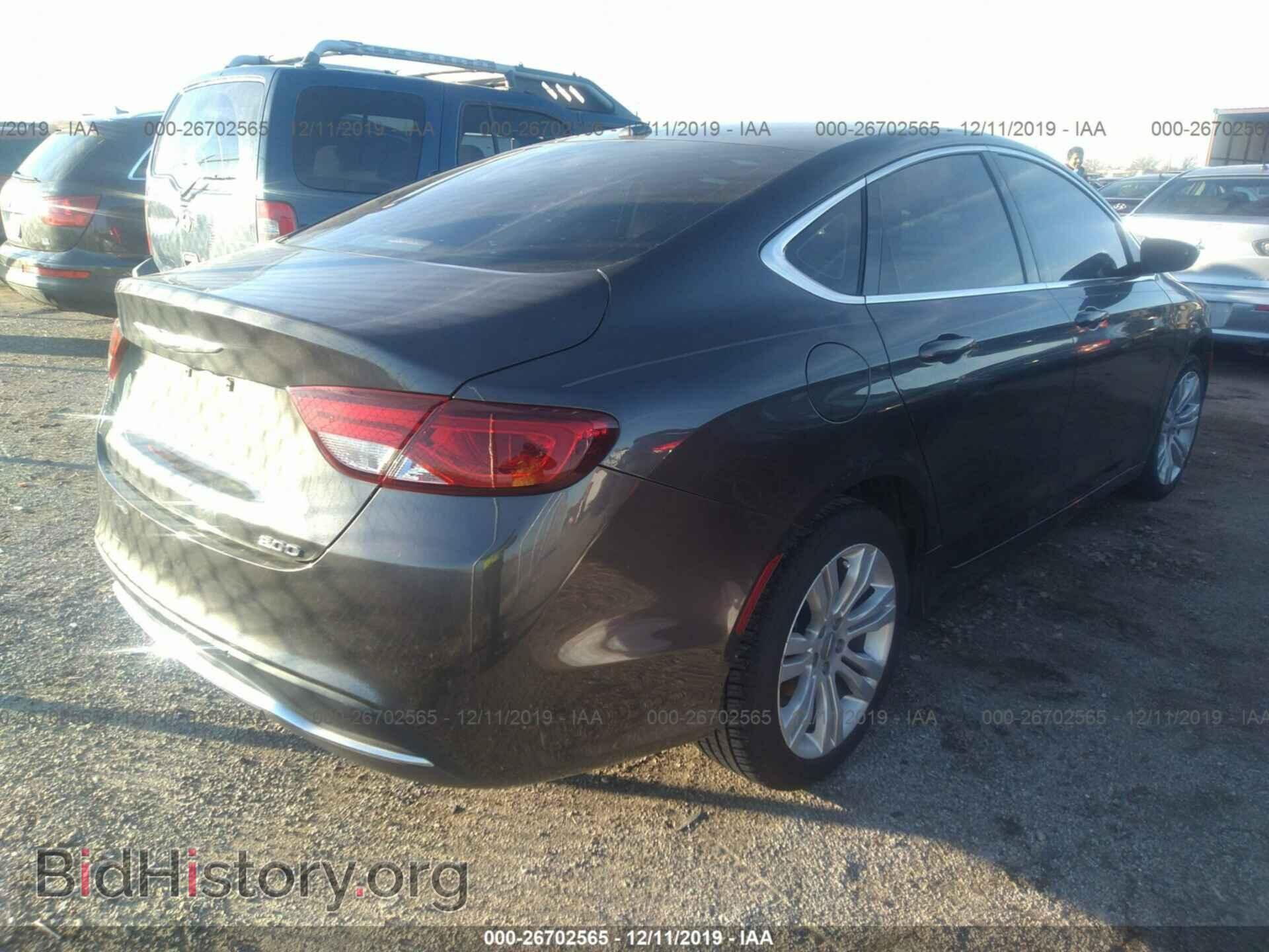 2015 CHRYSLER 200 - VIN: 1C3CCCAB0FN525937 - Фото 4