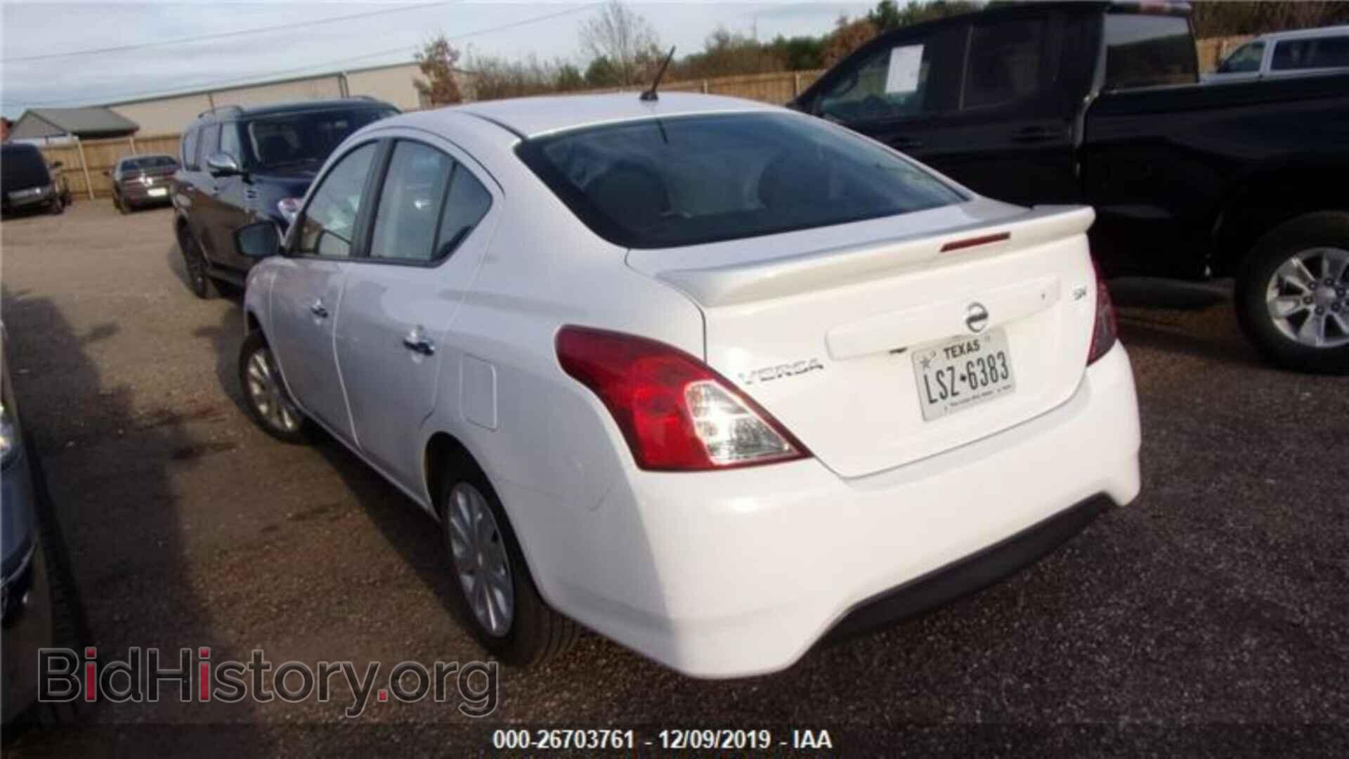 Фотография 3N1CN7AP3KL852533 - NISSAN VERSA 2019