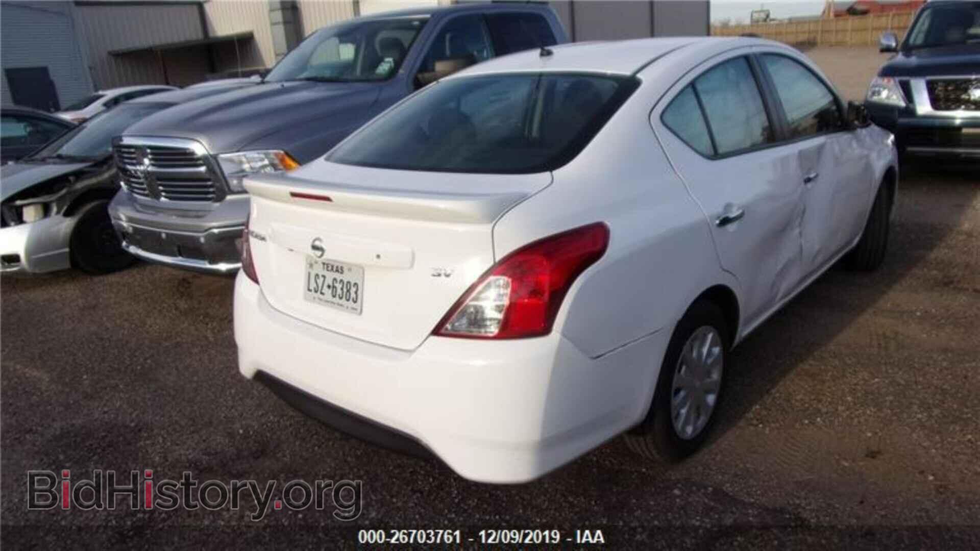 2019 NISSAN VERSA - VIN: 3N1CN7AP3KL852533 - Photo 2