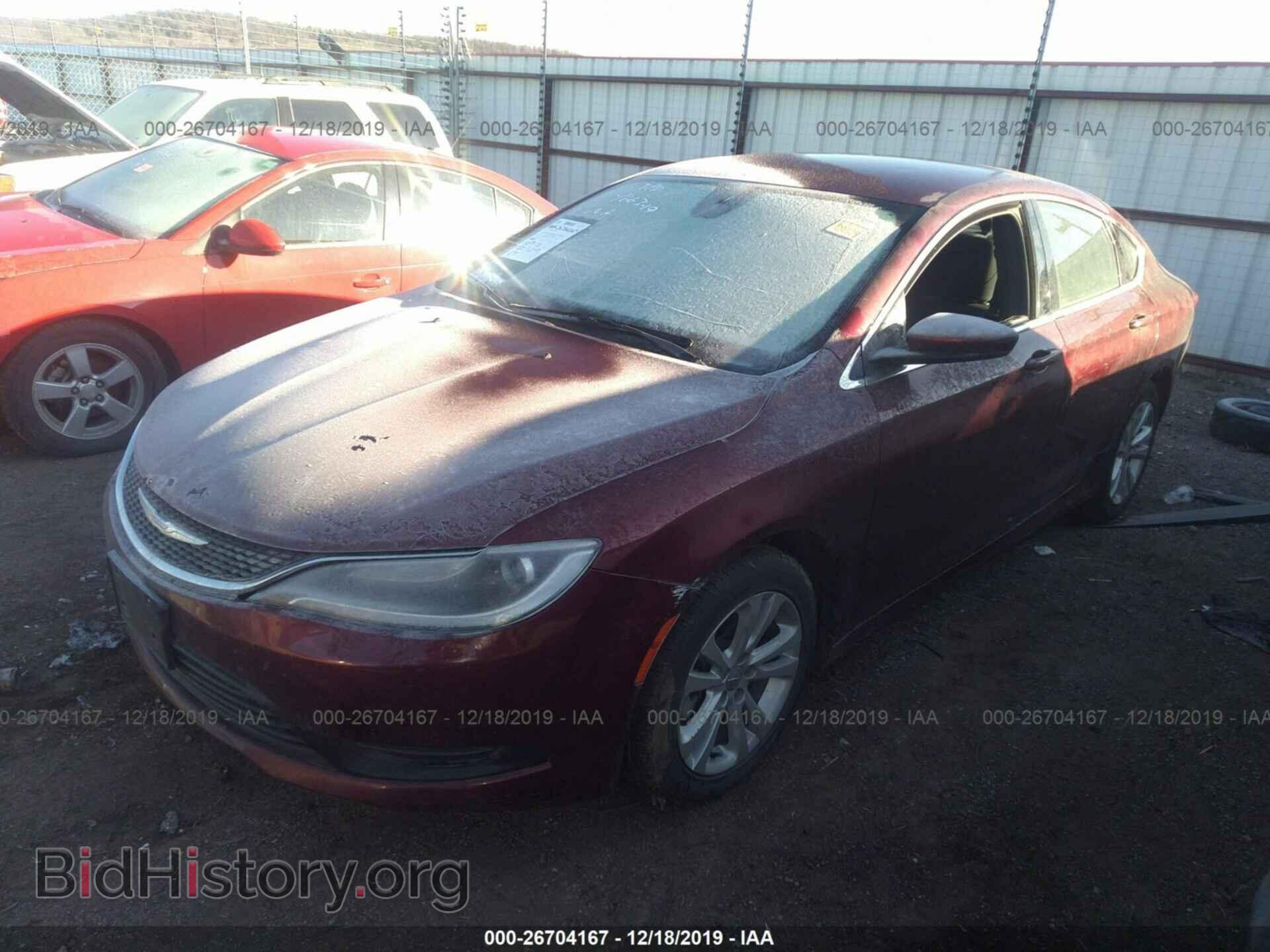 2016 CHRYSLER 200 - VIN: 1C3CCCFB9GN191904 - Фото 2