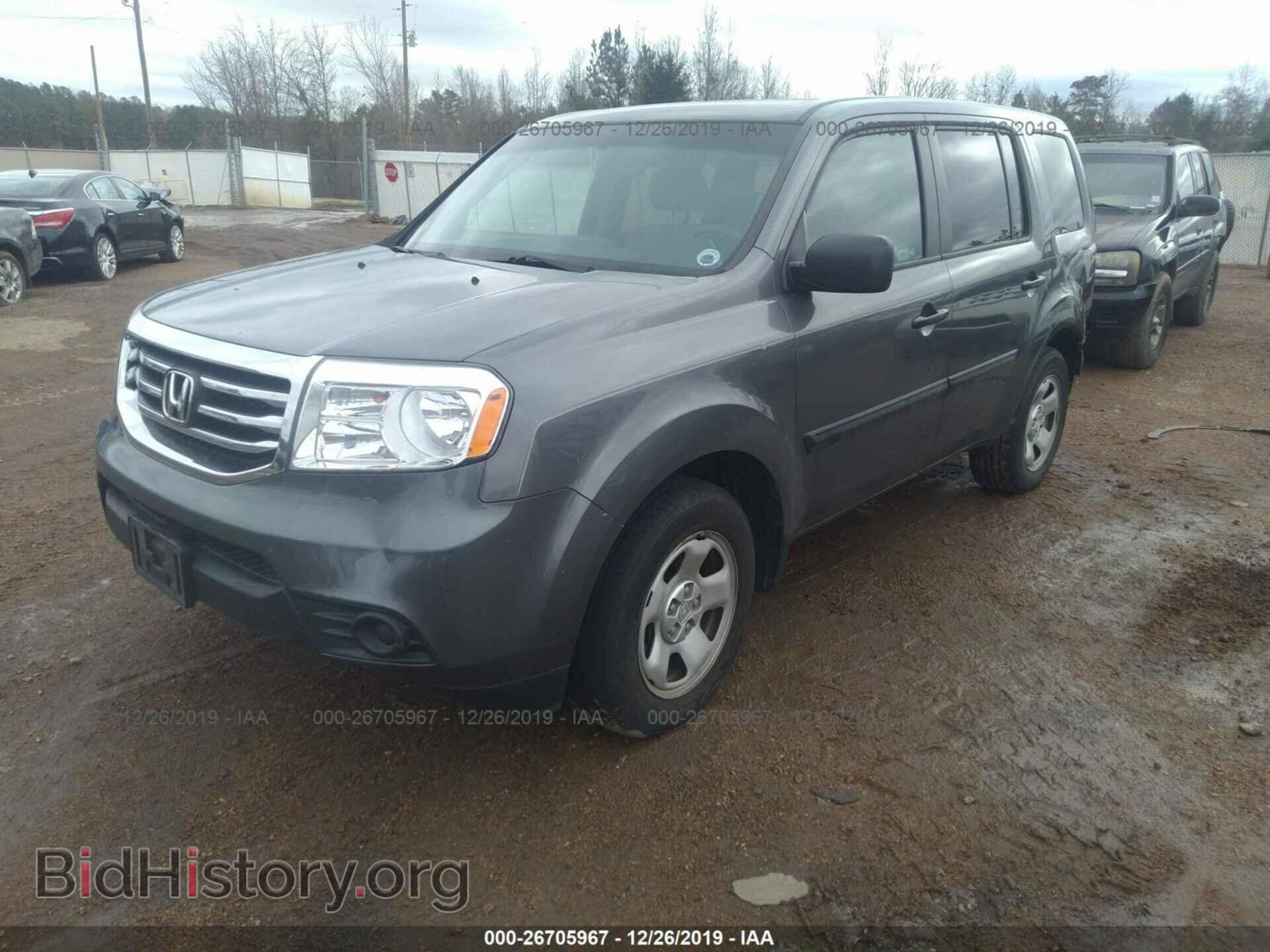 2012 HONDA PILOT - VIN: 5FNYF3H23CB001674 - Фото 2