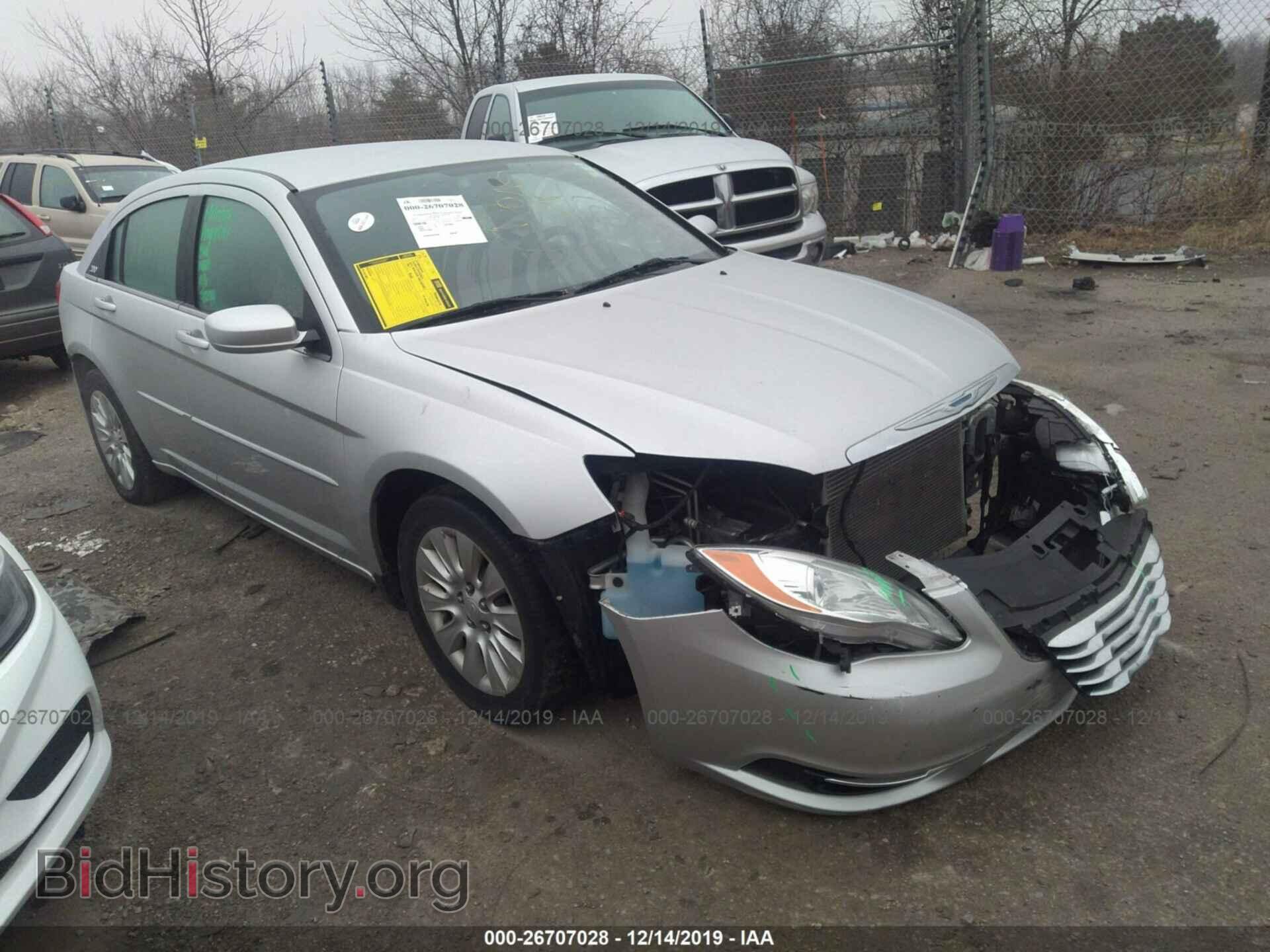 Фотография 1C3CCBAB7CN222370 - CHRYSLER 200 2012