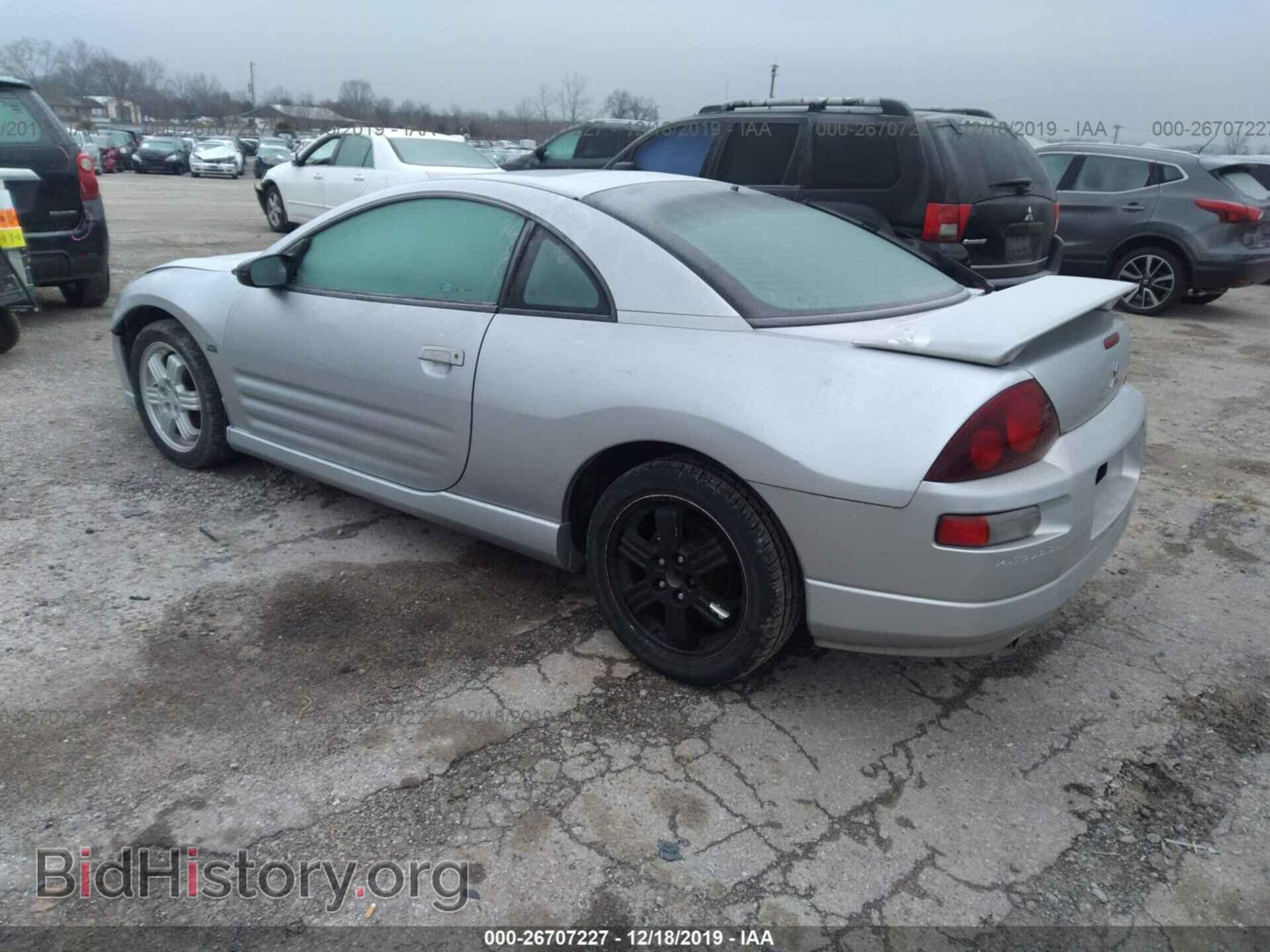 2001 MITSUBISHI ECLIPSE - VIN: 4A3AC54H91E134063 - Фото 3