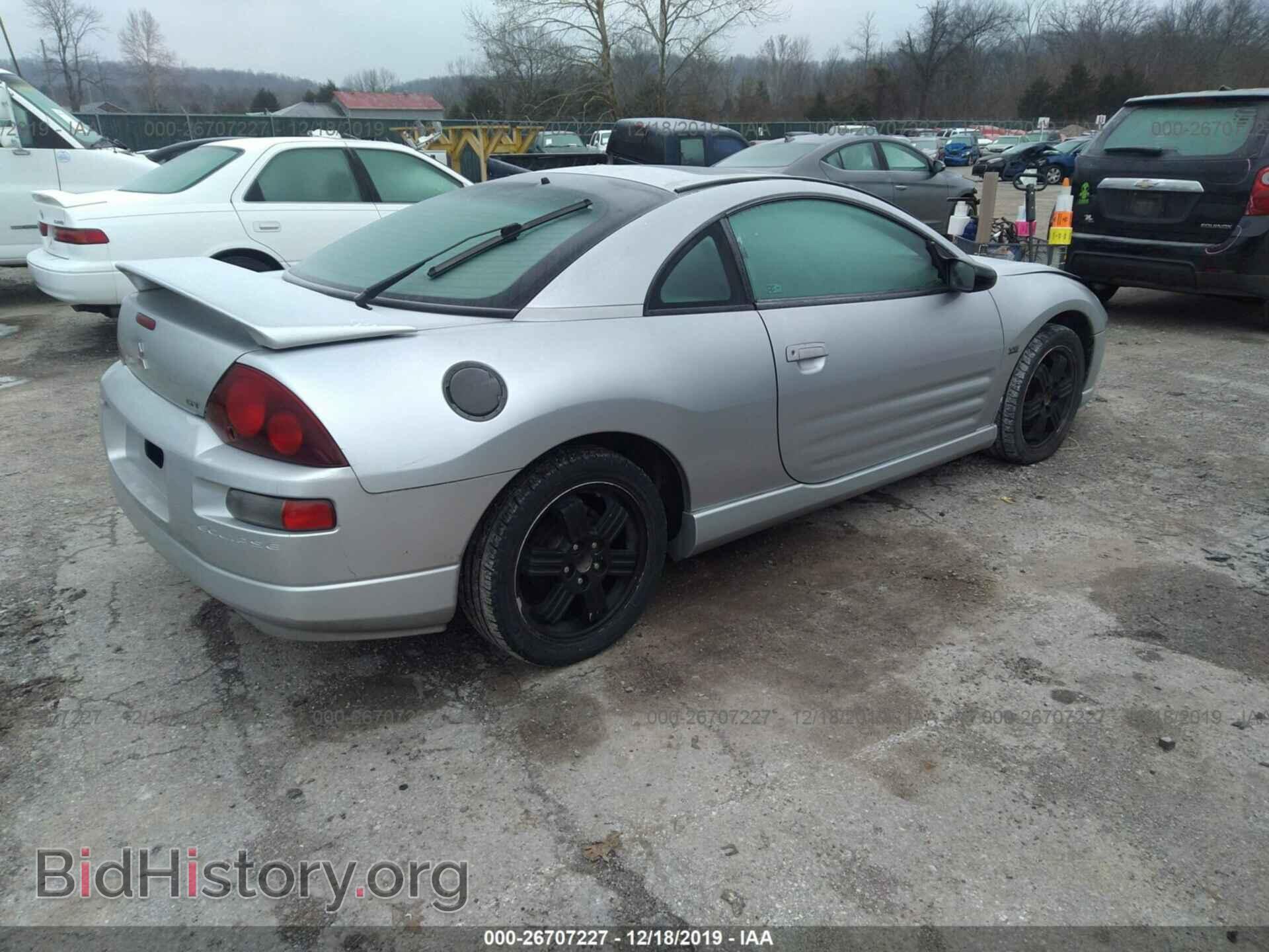 2001 MITSUBISHI ECLIPSE - VIN: 4A3AC54H91E134063 - Фото 4