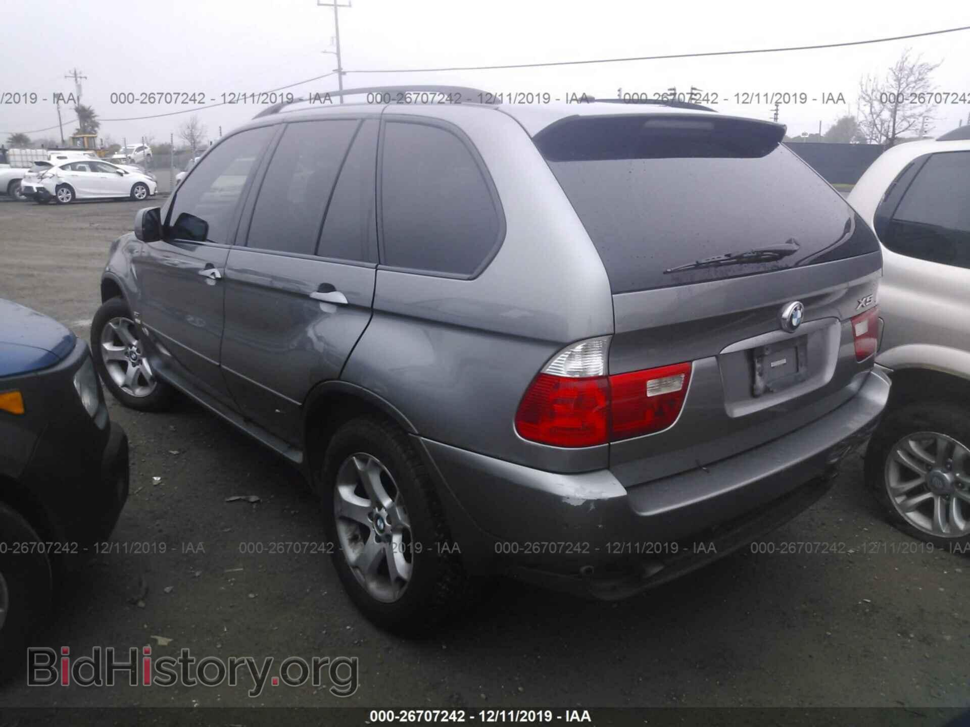 2005 BMW X5 - VIN: 5UXFA13515LY09452 - Фото 3