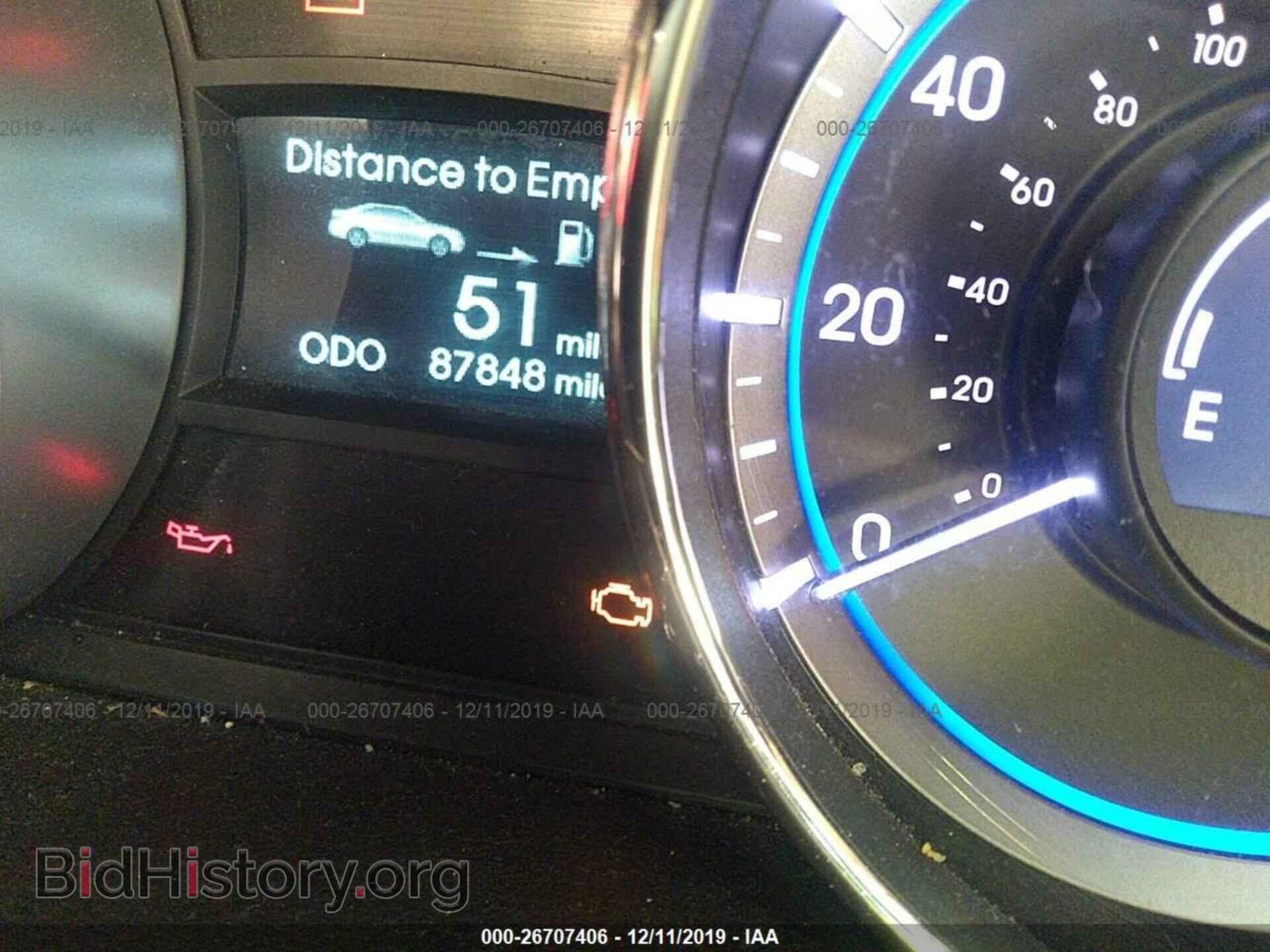 2012 HYUNDAI SONATA - VIN: 5NPEB4AC0CH414306 - Фото 7