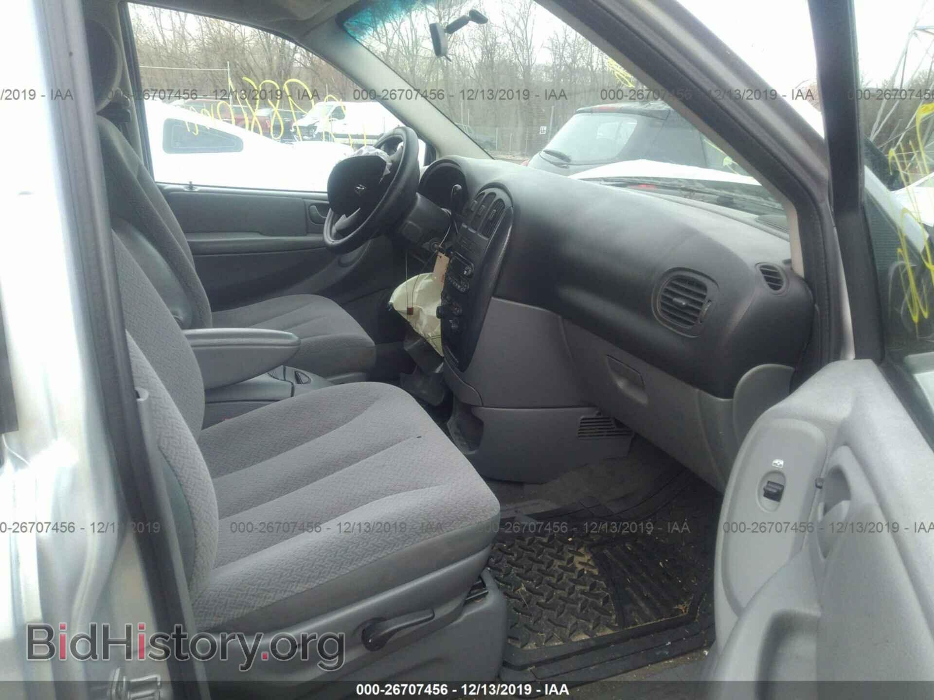 2007 DODGE CARAVAN - VIN: 1D4GP45R17B198730 - Фото 5