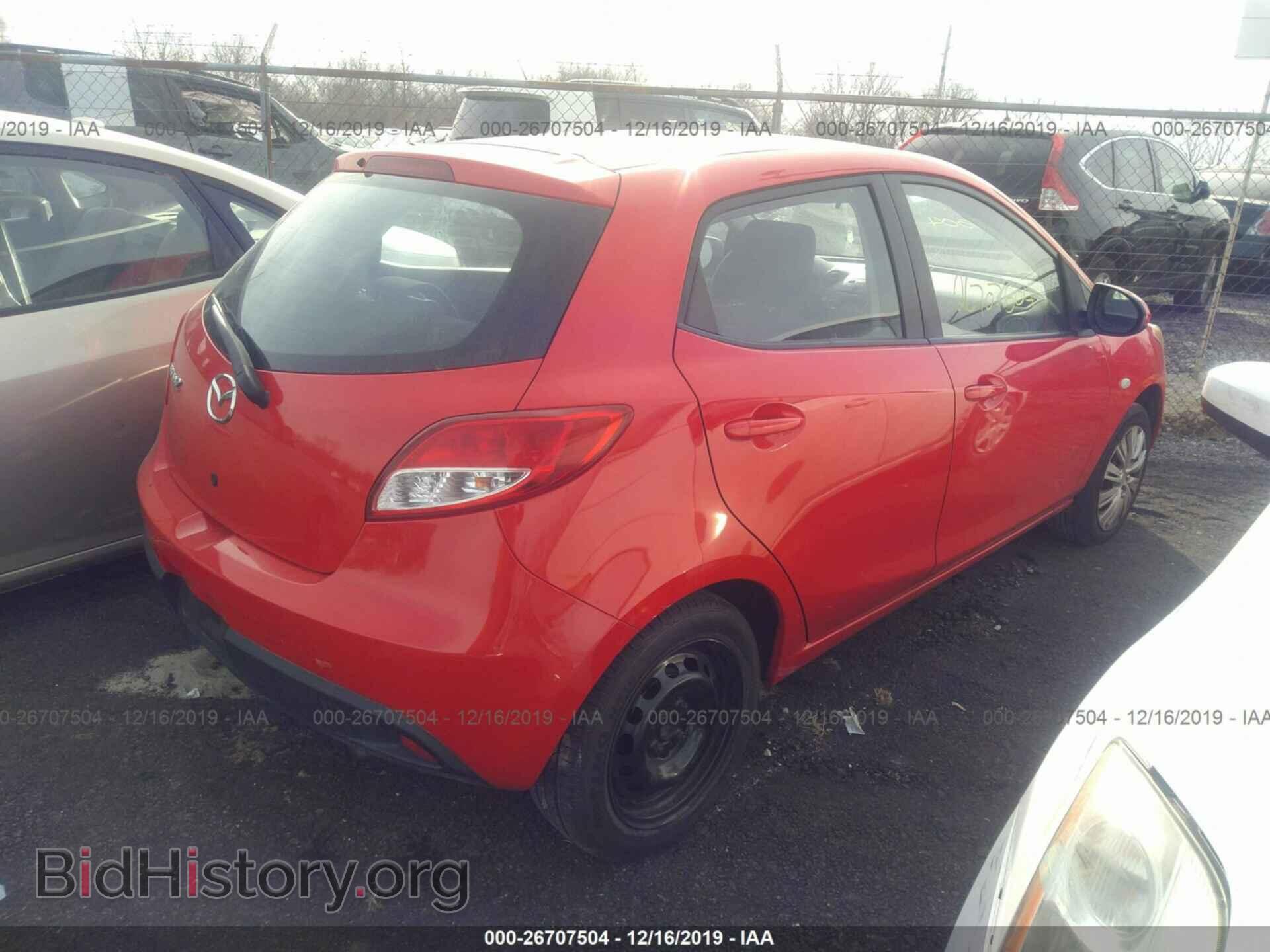 2012 MAZDA MAZDA2 - VIN: JM1DE1KYXC0142825 - Фото 4