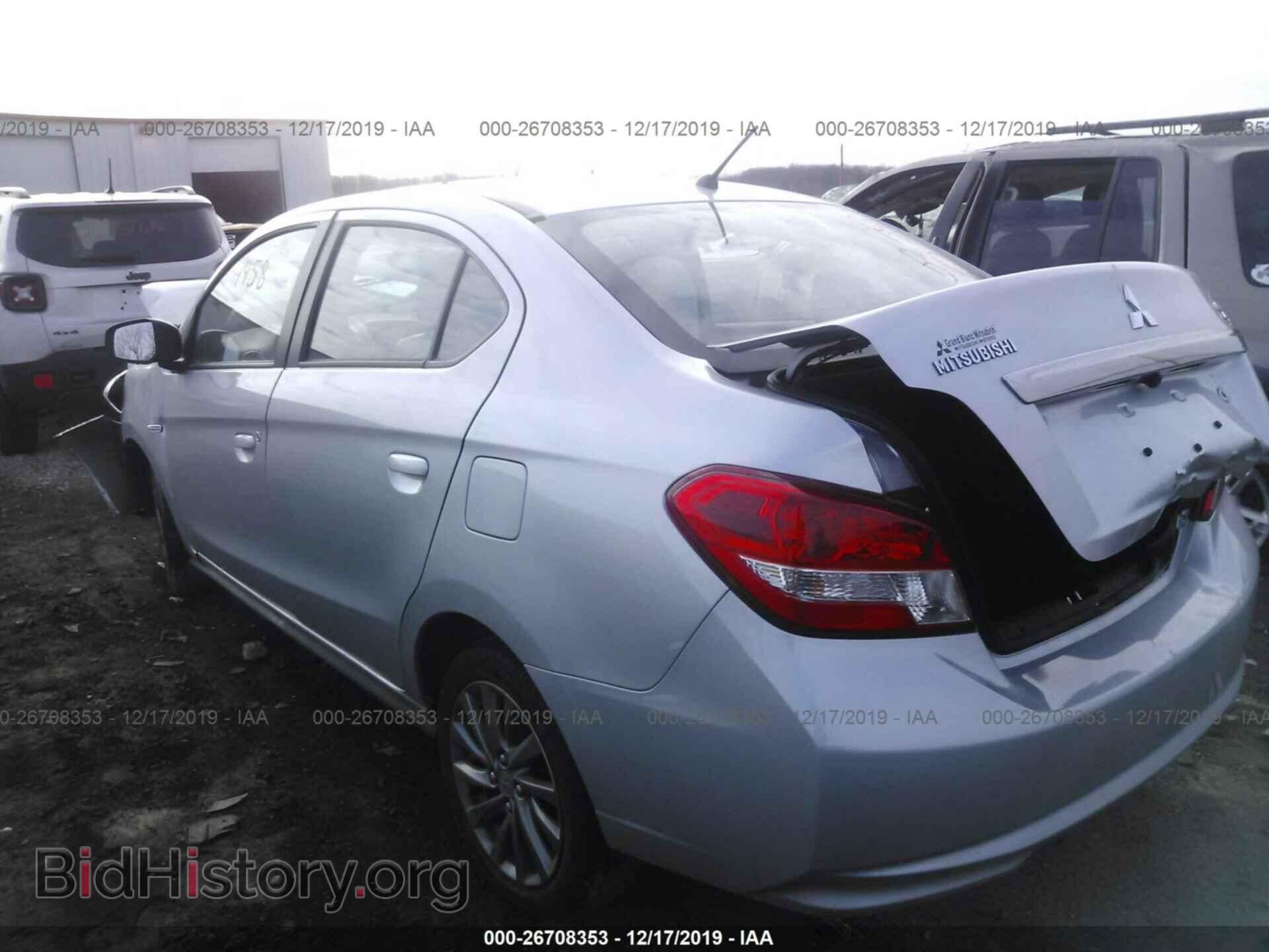 2019 MITSUBISHI MIRAGE - VIN: ML32F4FJ7KHF03324 - Фото 3