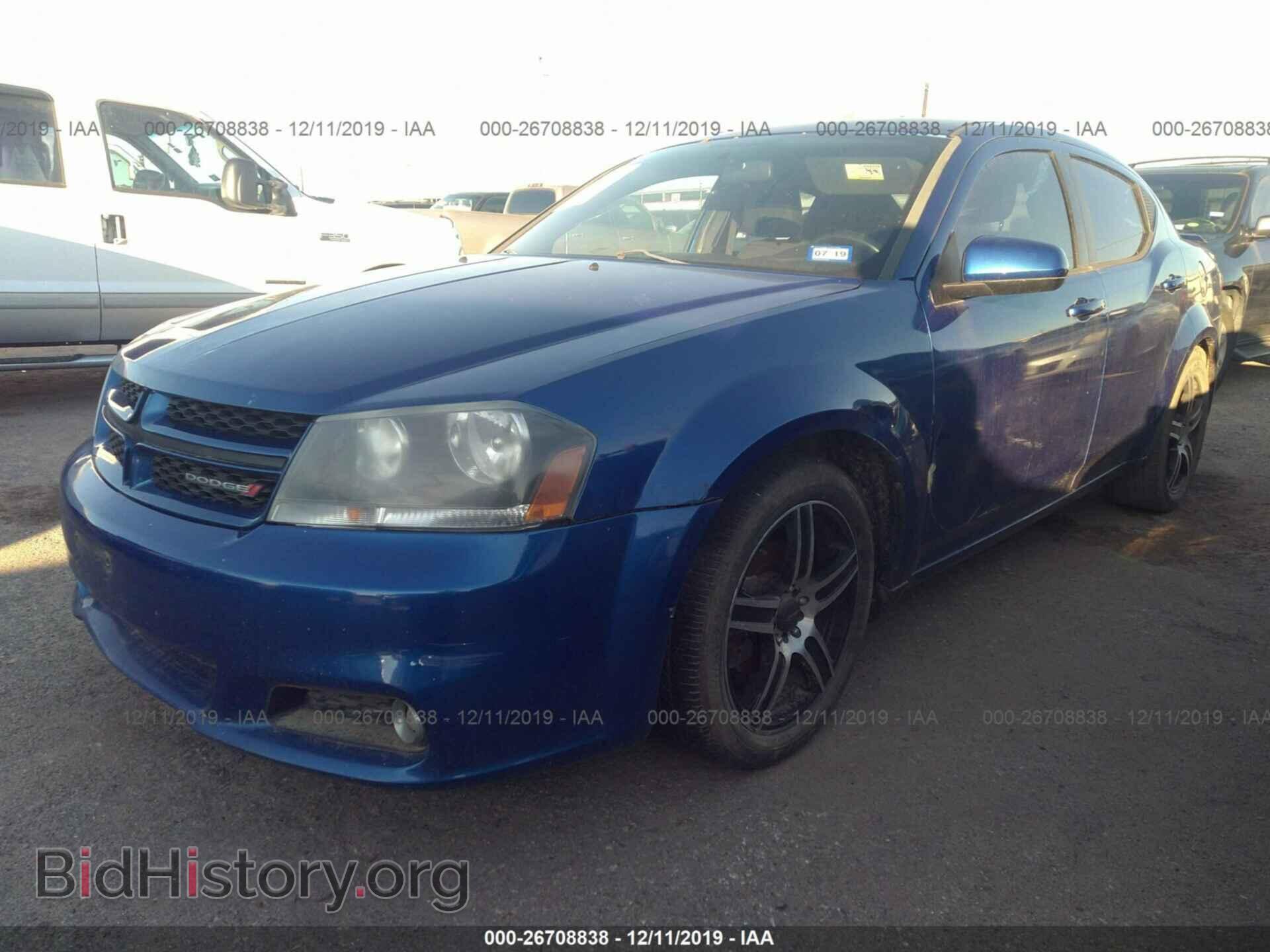 2013 Dodge Avenger - VIN: 1C3CDZCB4DN557364 - Фото 2