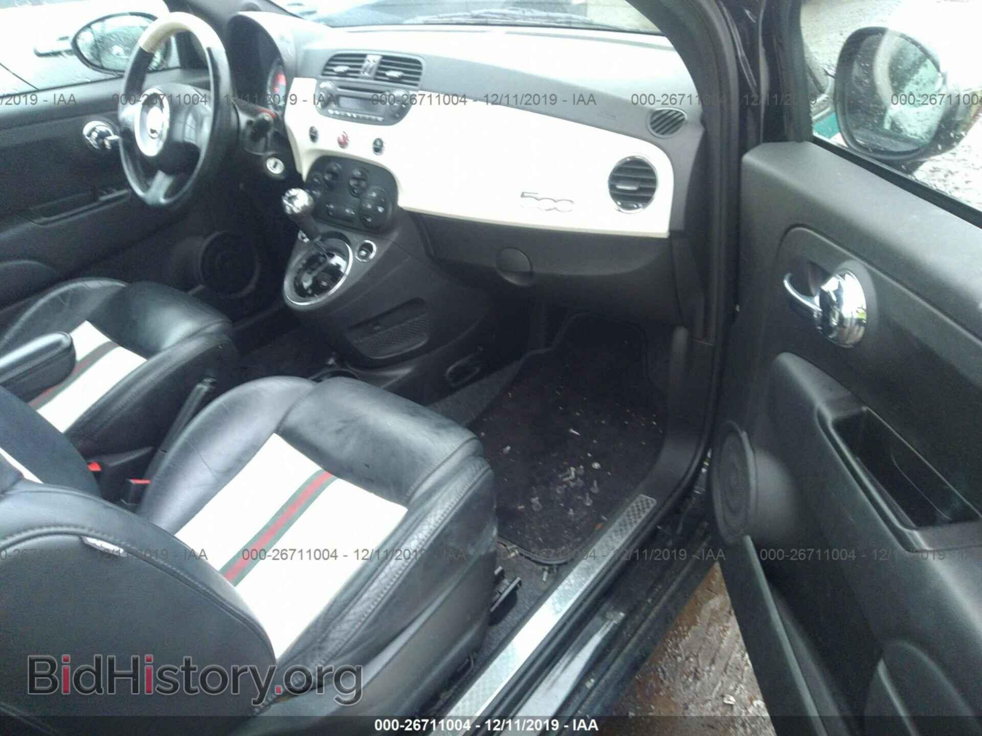 2012 FIAT 500 - VIN: 3C3CFFCR1CT224947 - Фото 5