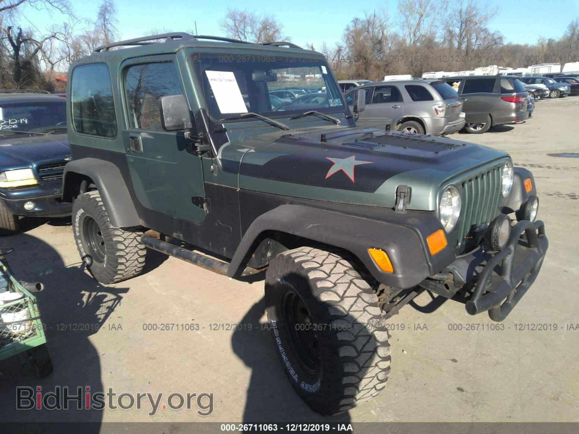 Фотография 1J4FA49S9YP712667 - JEEP WRANGLER / TJ 2000