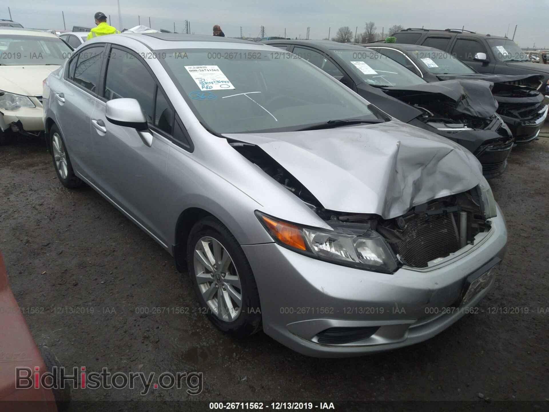 Photo 19XFB2F90CE016541 - HONDA CIVIC 2012