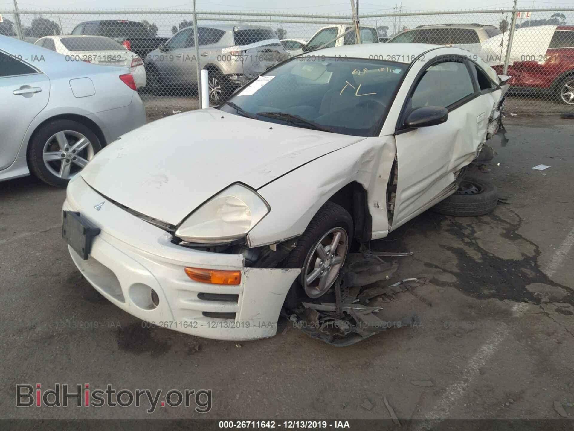 2003 MITSUBISHI ECLIPSE - VIN: 4A3AC34G73E177122 - Фото 2