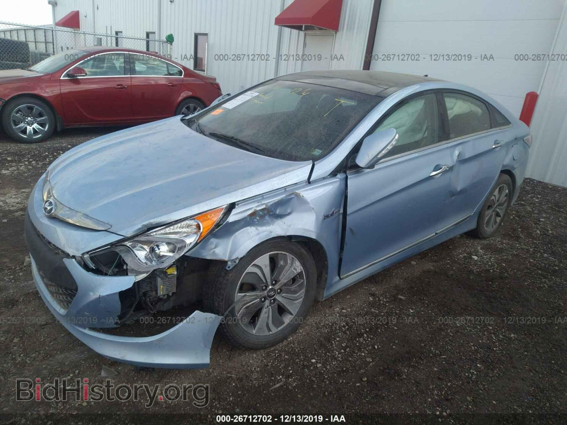 2014 HYUNDAI SONATA - VIN: KMHEC4A48EA111754 - Фото 2
