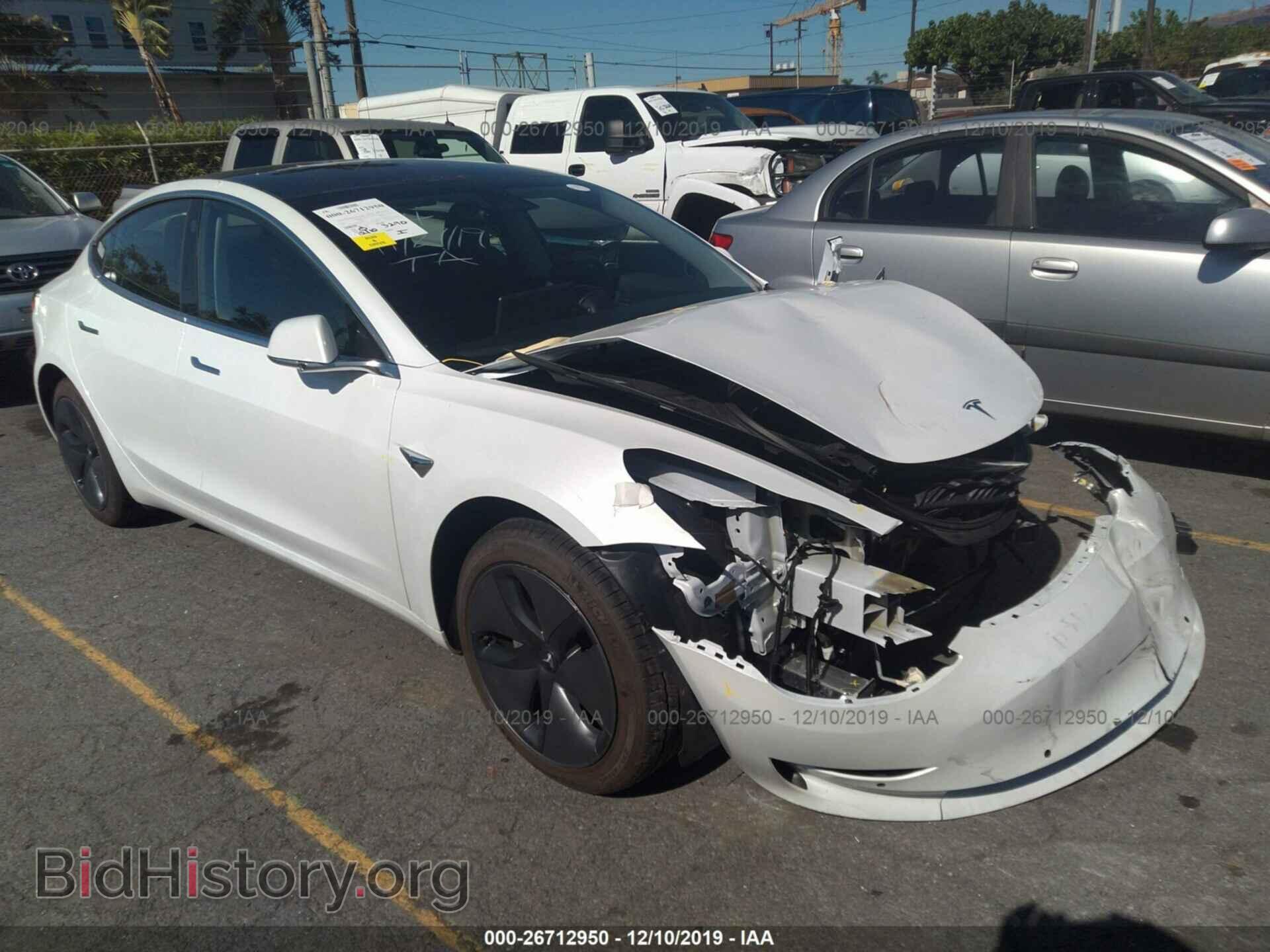 Photo 5YJ3E1EA2KF299968 - TESLA MODEL 3 2019
