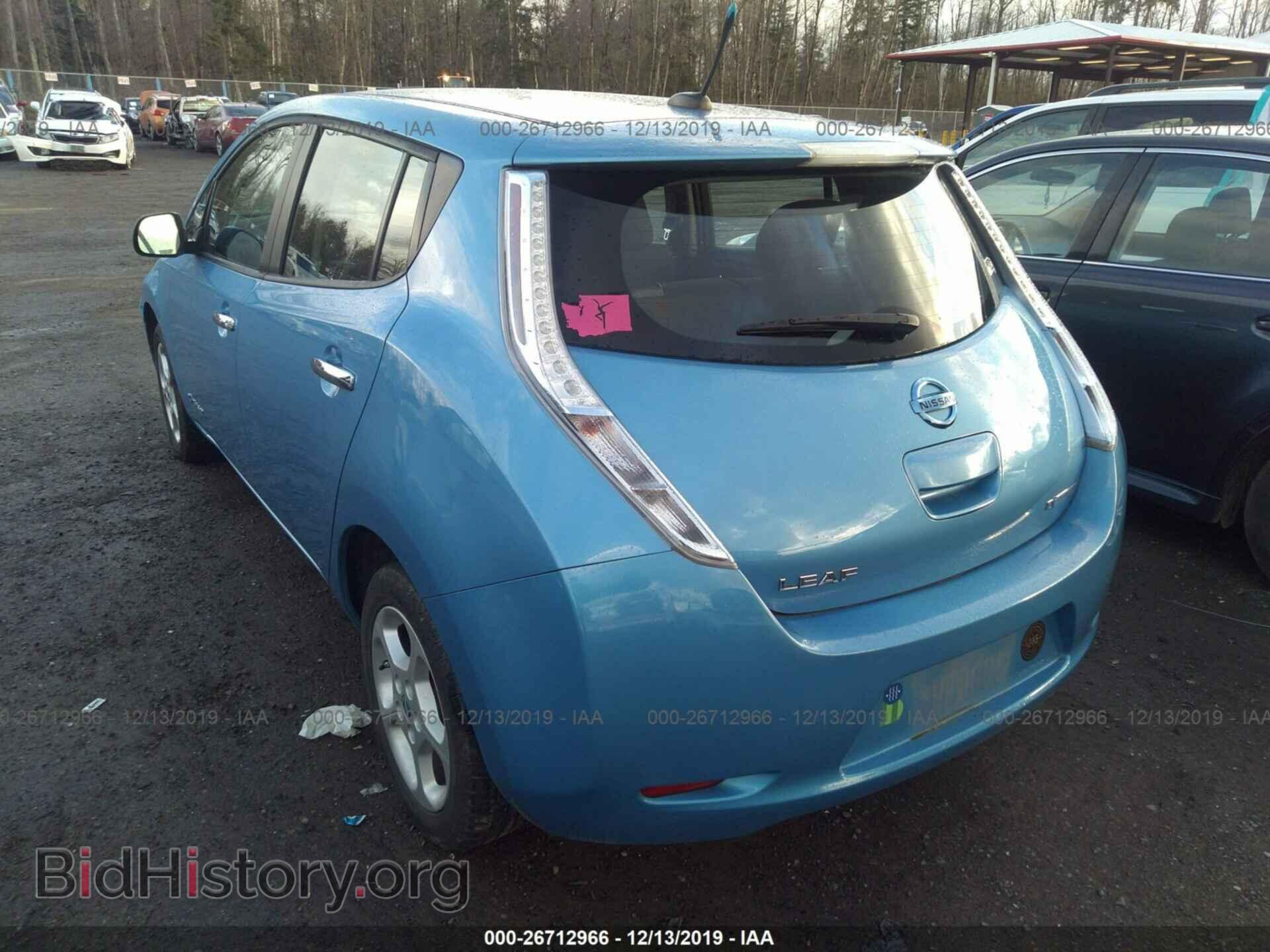 2013 NISSAN LEAF - VIN: 1N4AZ0CP7DC409299 - Фото 3