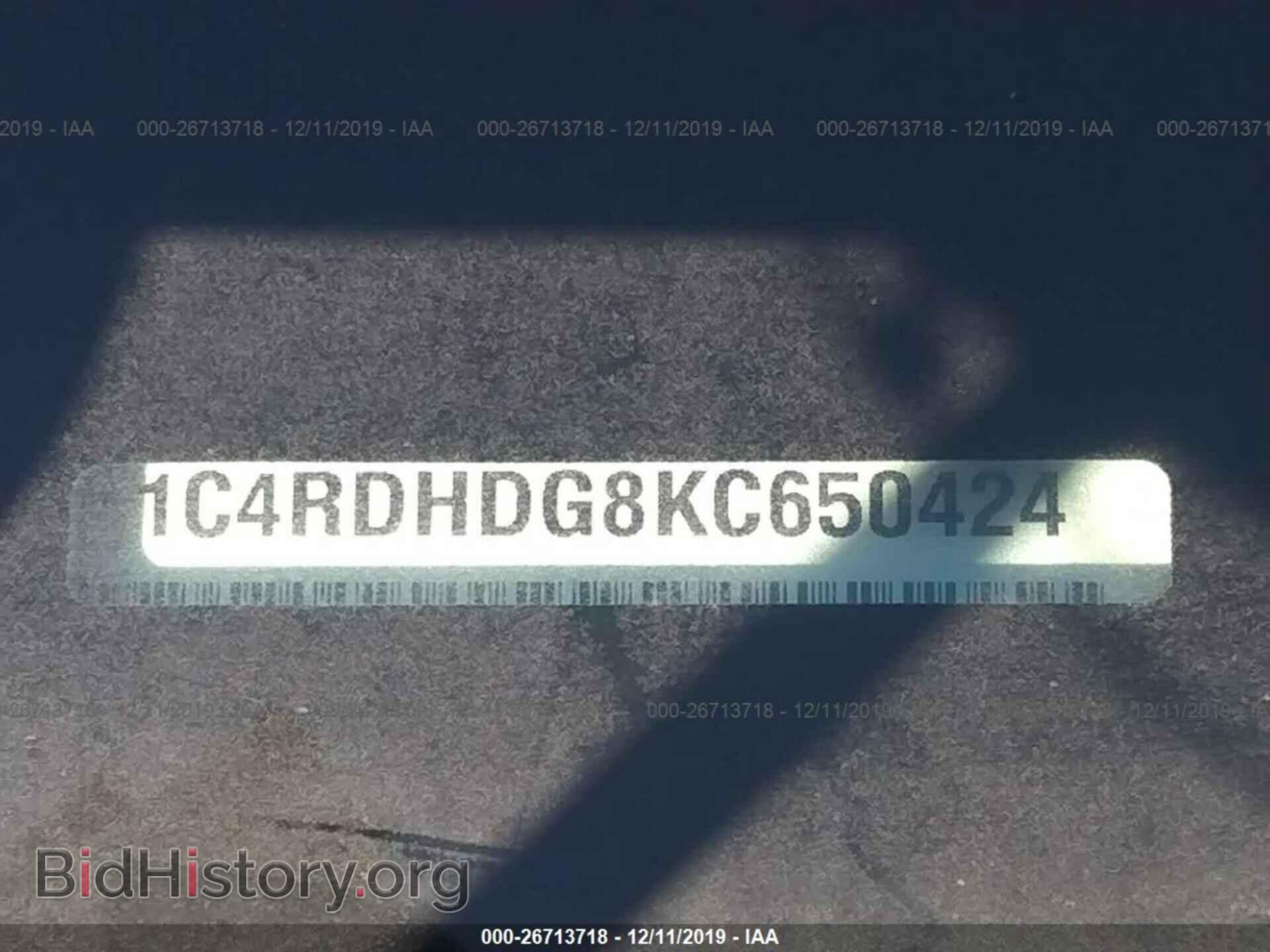 2019 DODGE DURANGO - VIN: 1C4RDHDG8KC650424 - Фото 9