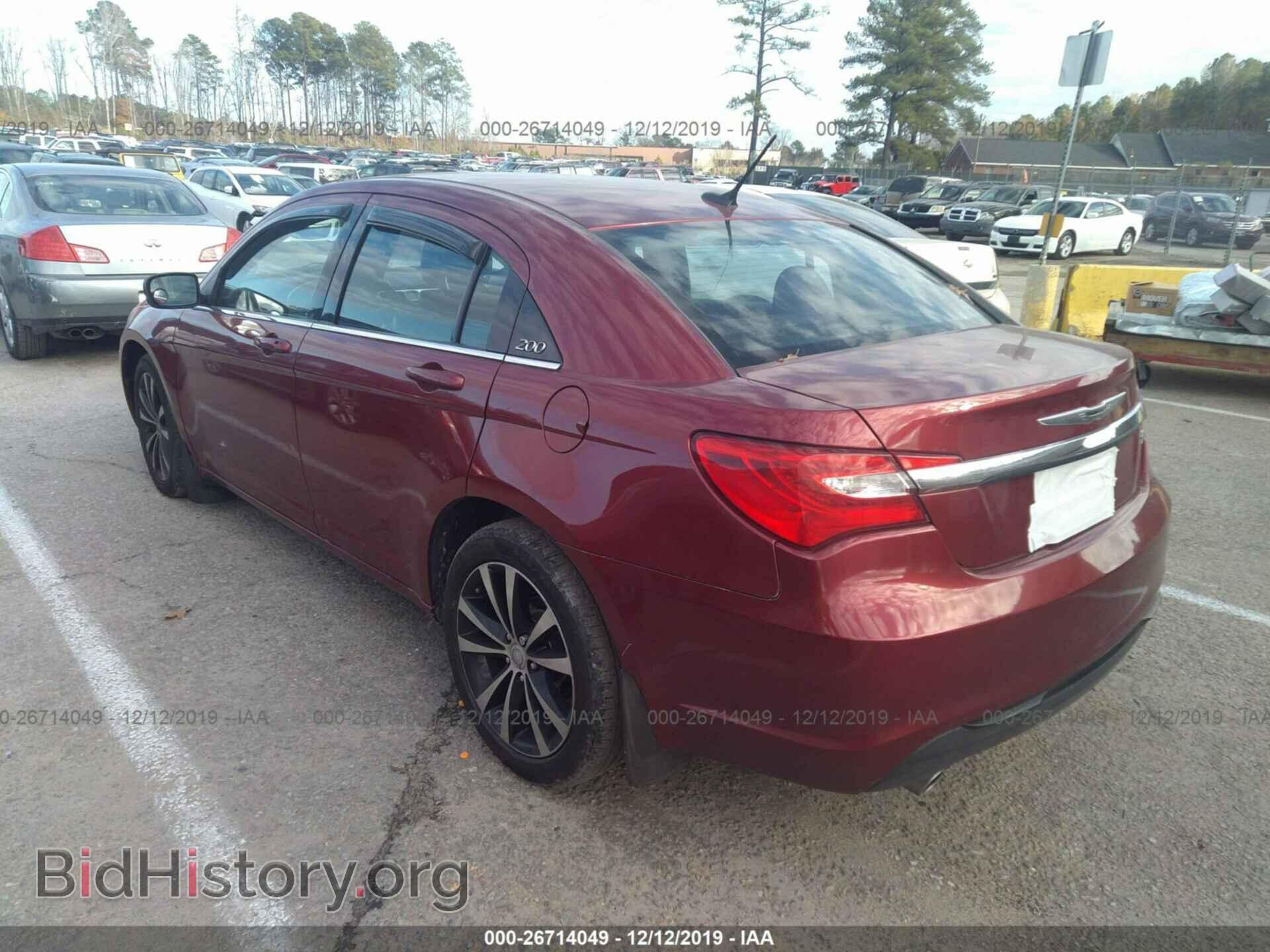 2012 Chrysler 200 - VIN: 1C3CCBBG9CN250813 - Фото 3