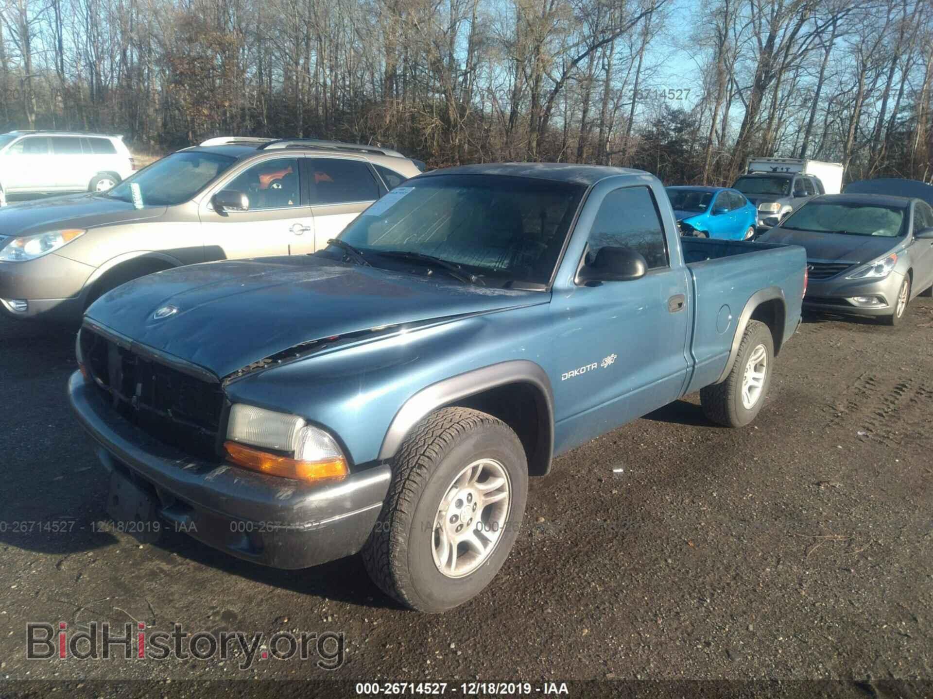 2002 DODGE DAKOTA - VIN: 1B7FL16X32S587684 - Фото 2