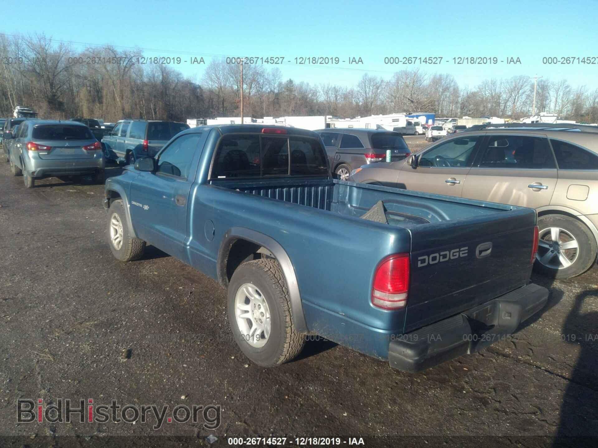2002 DODGE DAKOTA - VIN: 1B7FL16X32S587684 - Фото 3