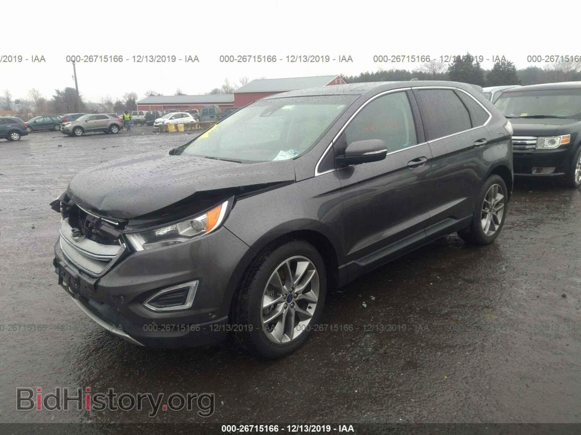 2015 FORD EDGE - VIN: 2FMPK4K86FBB02487 - Фото 2
