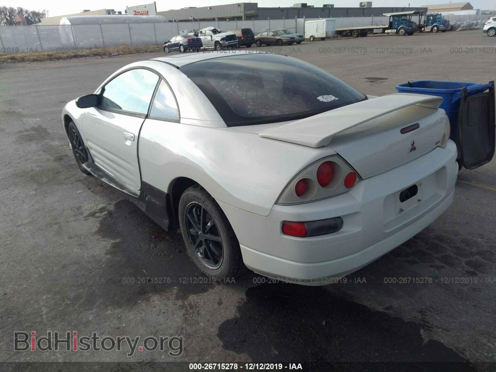 2001 MITSUBISHI ECLIPSE - VIN: 4A3AC44G71E188303 - Фото 3
